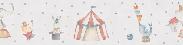 a-s-cr-ation-lilly-luis-zirkus-vliestapete-bunt-kinderzimmer image 1
