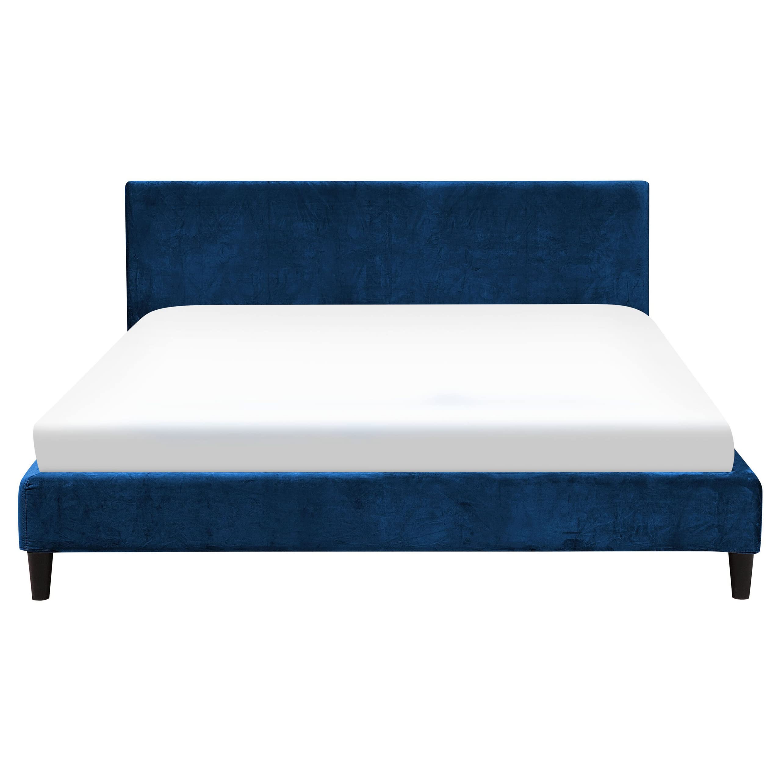 beliani-doppelbett-160x200-samt-dunkelblau-abnehmbar image 5
