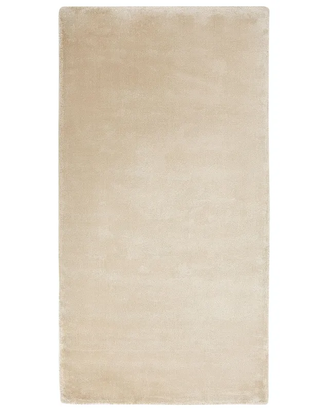 beliani-gesi-ii-viskose-teppich-beige-80x150-cm-kurzflor image 1