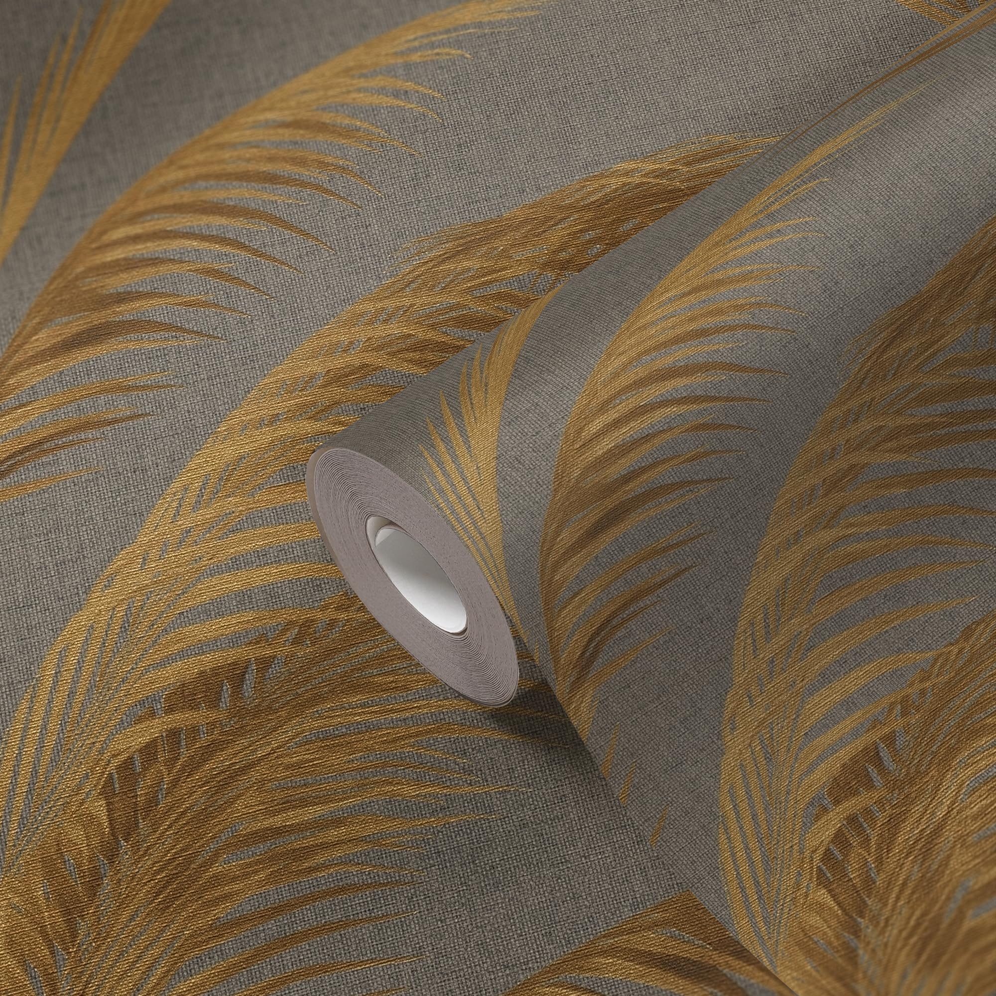 a-s-cr-ation-livingwalls-vliestapete-palmen-grau-gold image 3