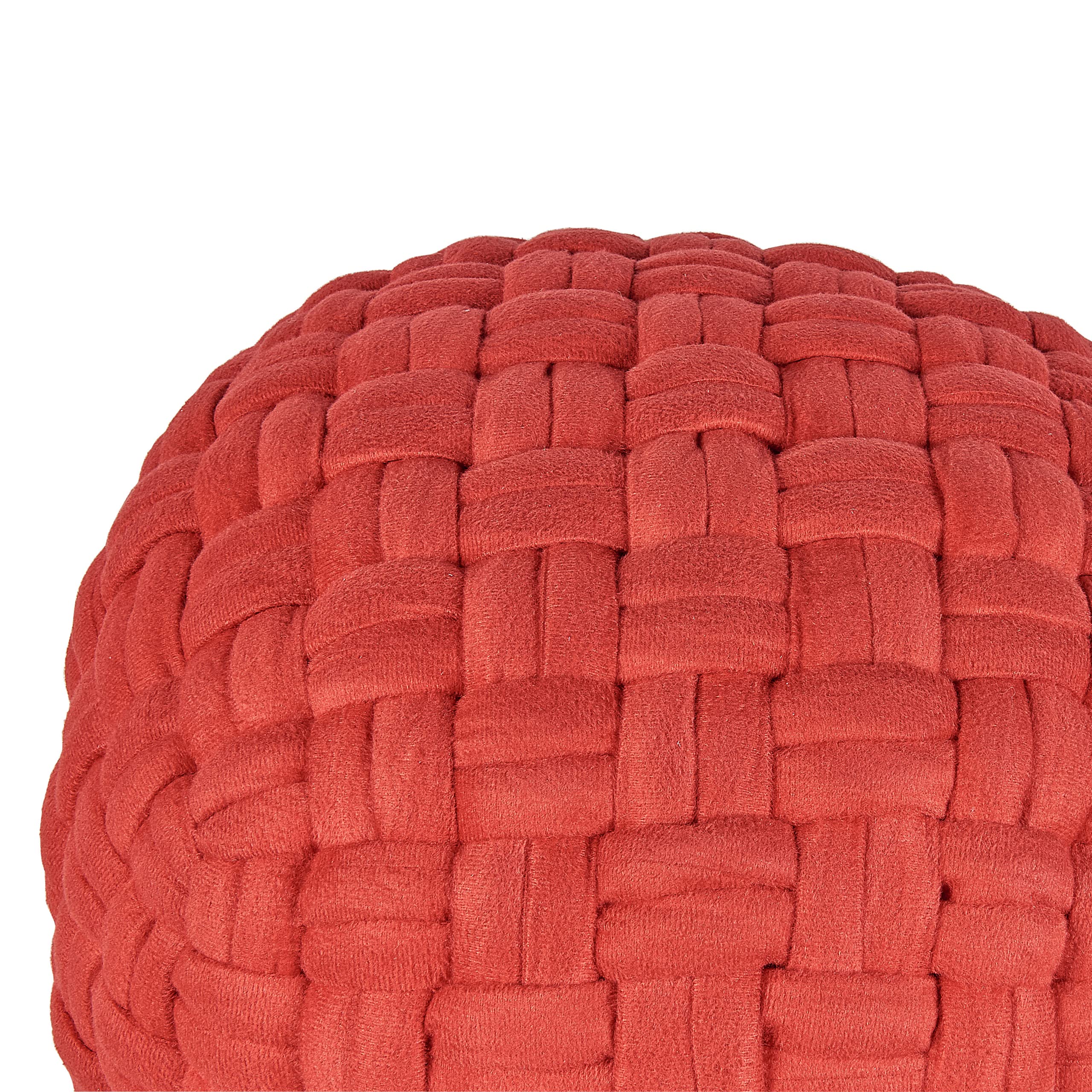 beliani-hopa-pouf-45x35-cm-rot-samt-rund-boho image 4
