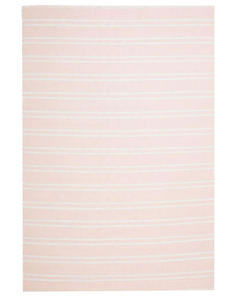 beliani-akyar-teppich-140x200-rosa-gestreift-outdoor image 1