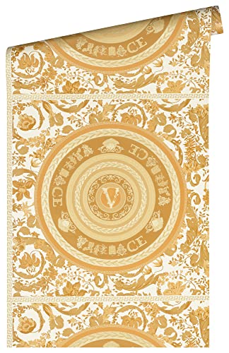 a-s-cr-ation-versace-387054-vliestapete-gold-wei-floral-10-05x0-70m image 5