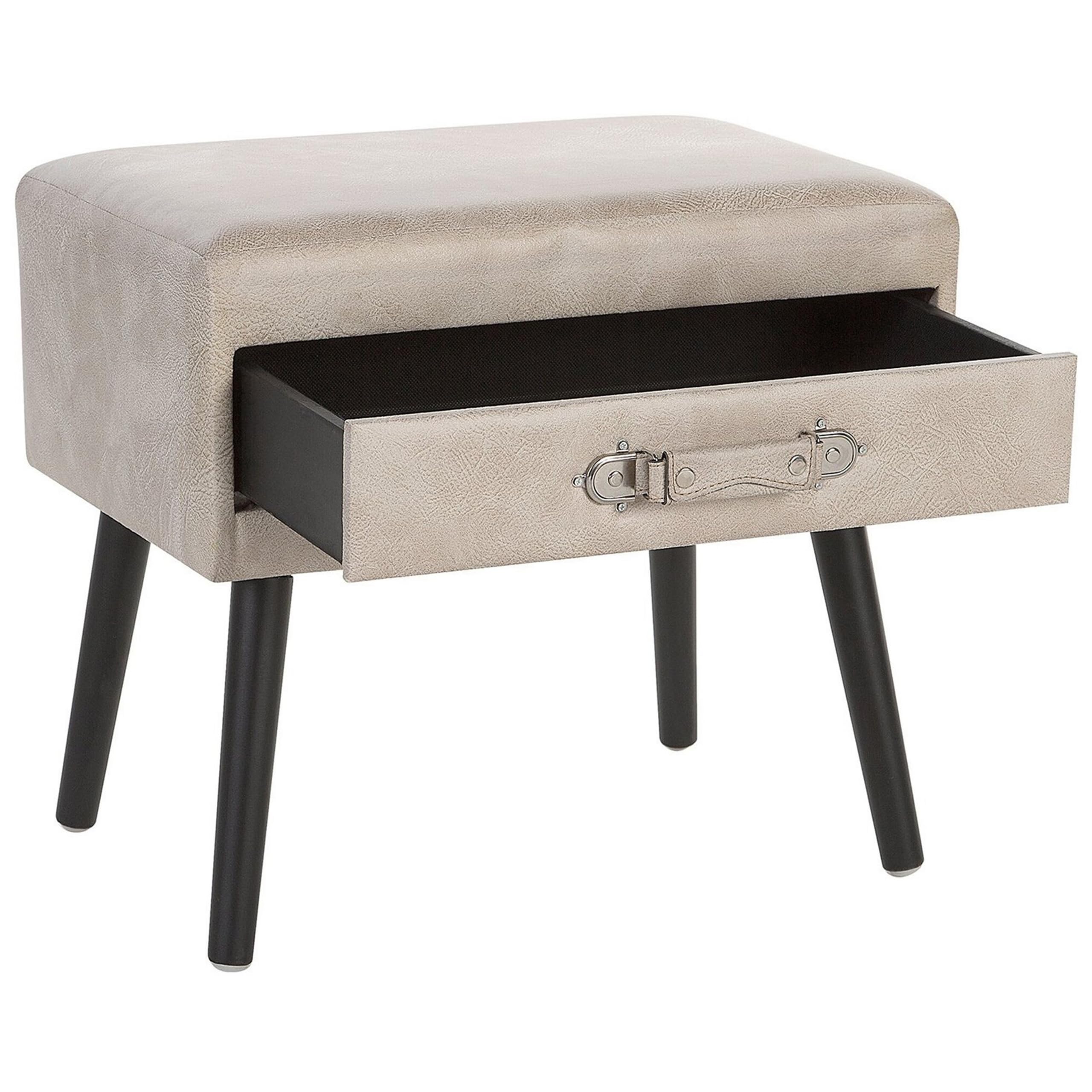 beliani-eurostar-nachttisch-beige-koffer-1-schublade image 5