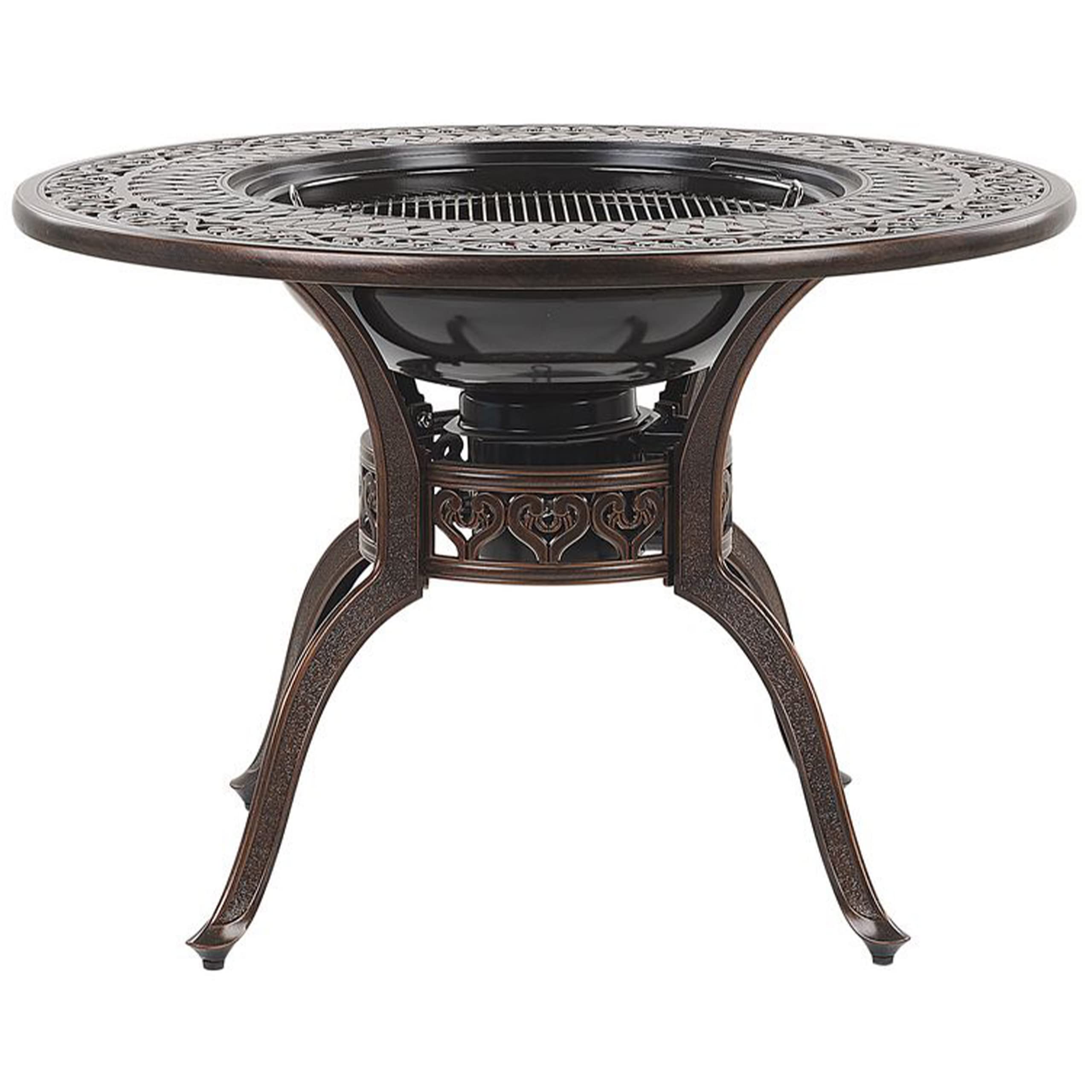 beliani-manfria-gartentisch-rund-dunkelbraun-grill image 8