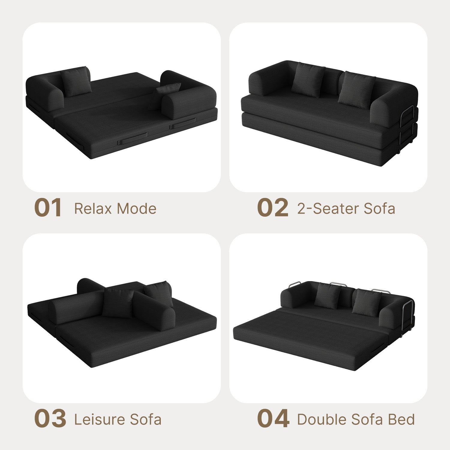 bealife-ar62-schlafsofa-cord-schwarz-200-cm-3-sitzer image 5