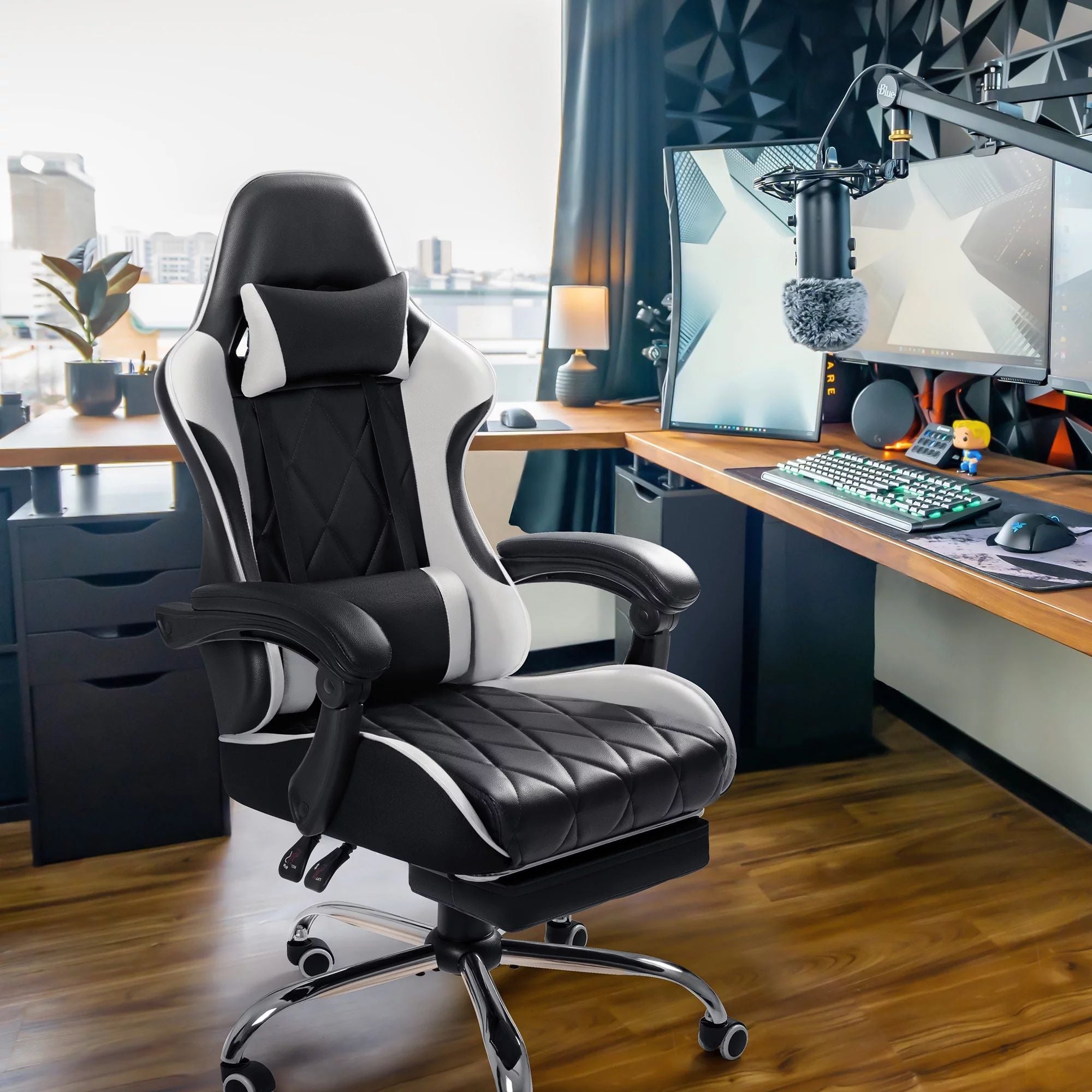 homall-gaming-stuhl-wei-massage-pu-leder-fu-st-tze image 4