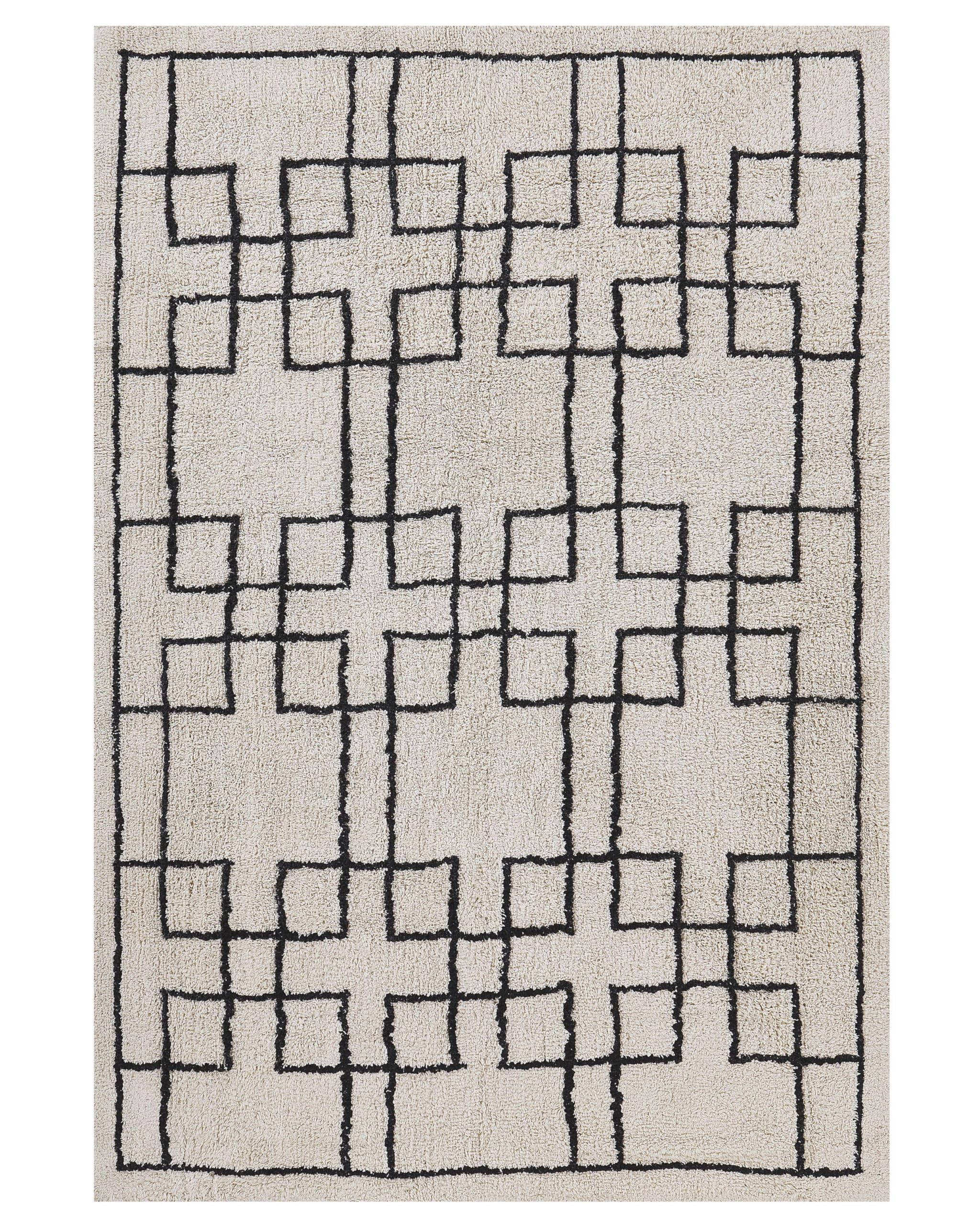 beliani-turhal-teppich-baumwolle-beige-80x150-geometrisch image 7