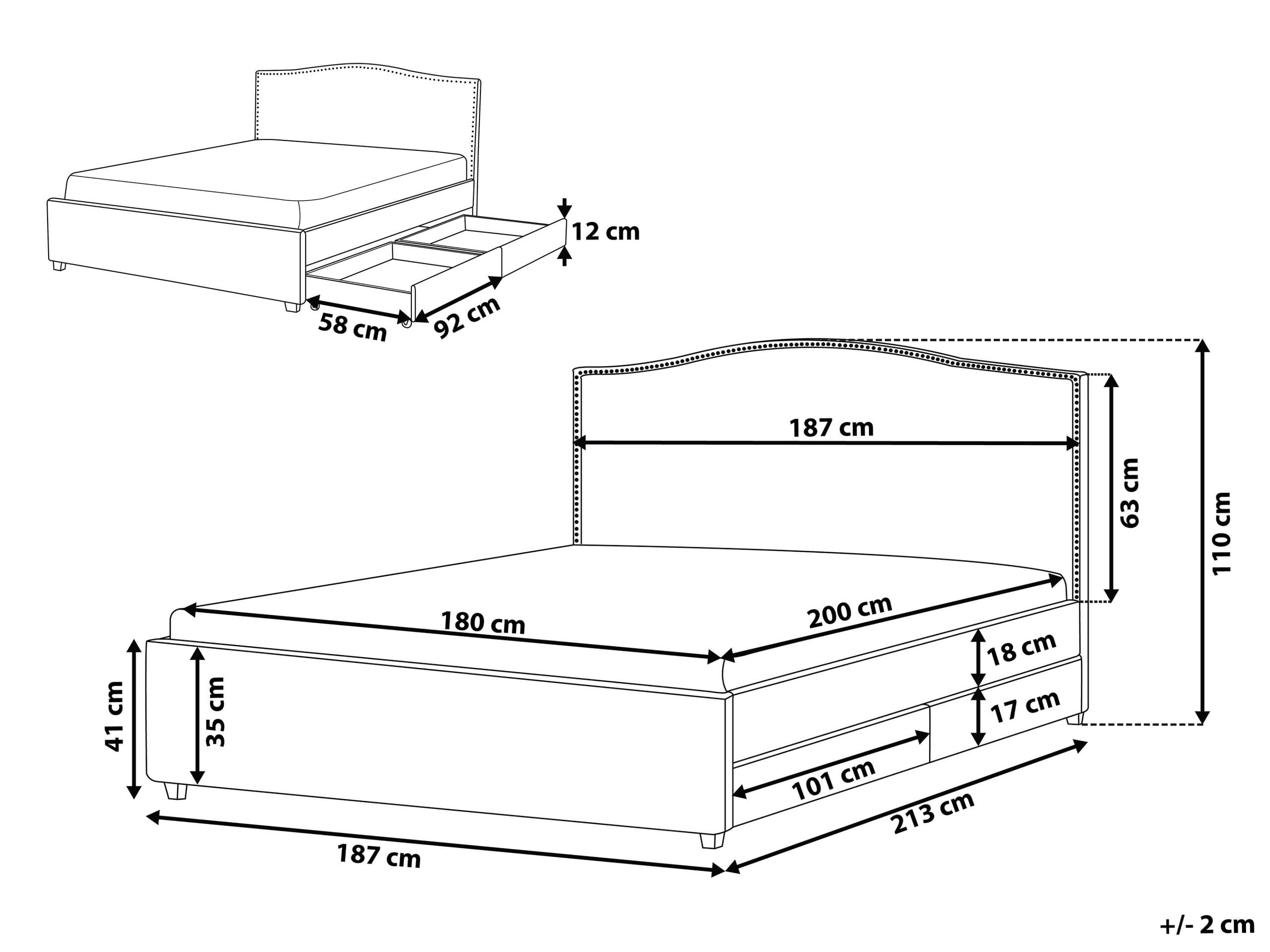 beliani-polsterbett-180x200-beige-mit-bettkasten-lattenrost image 3