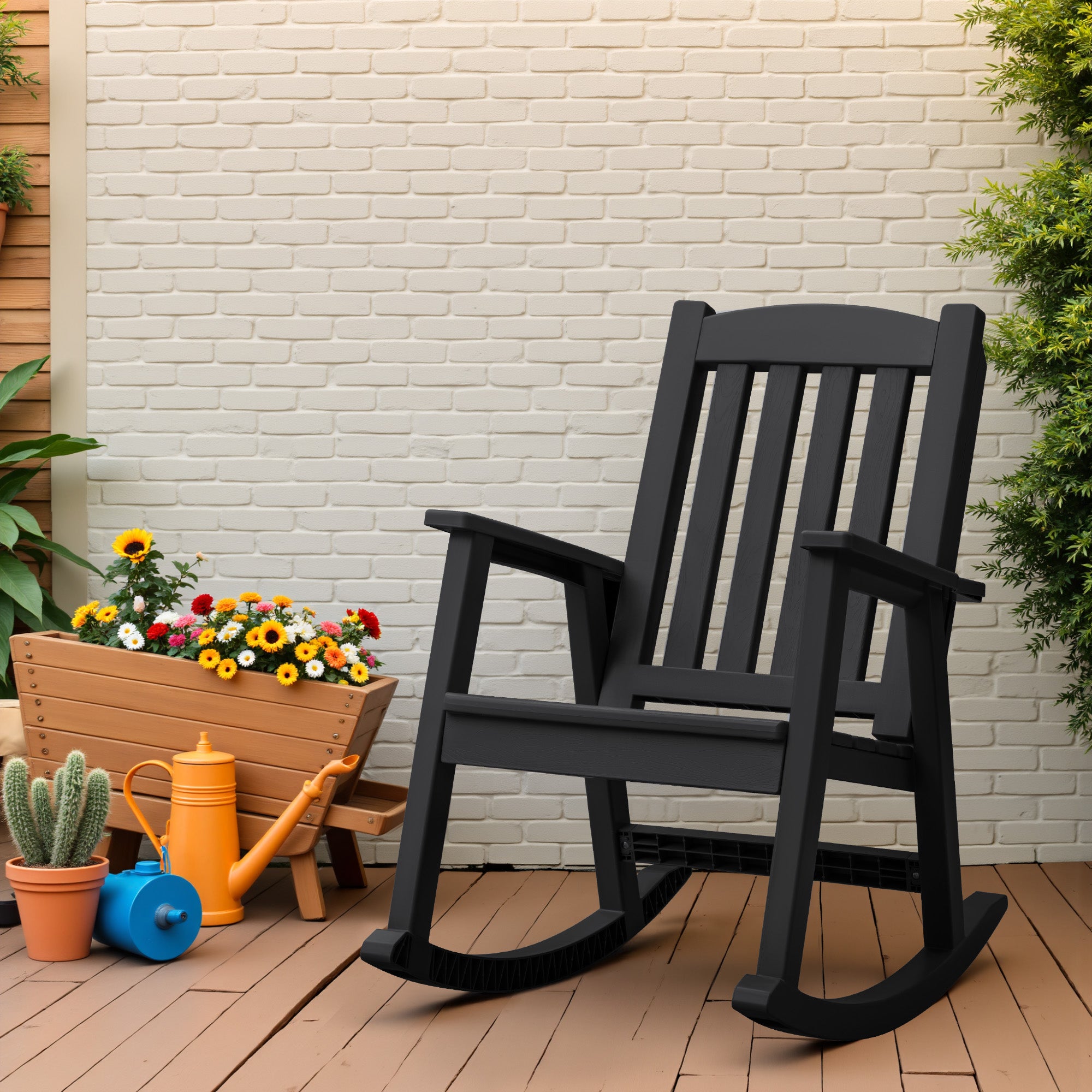 homall-patio-furniture-schaukelstuhl-schwarz-1er-set image 6