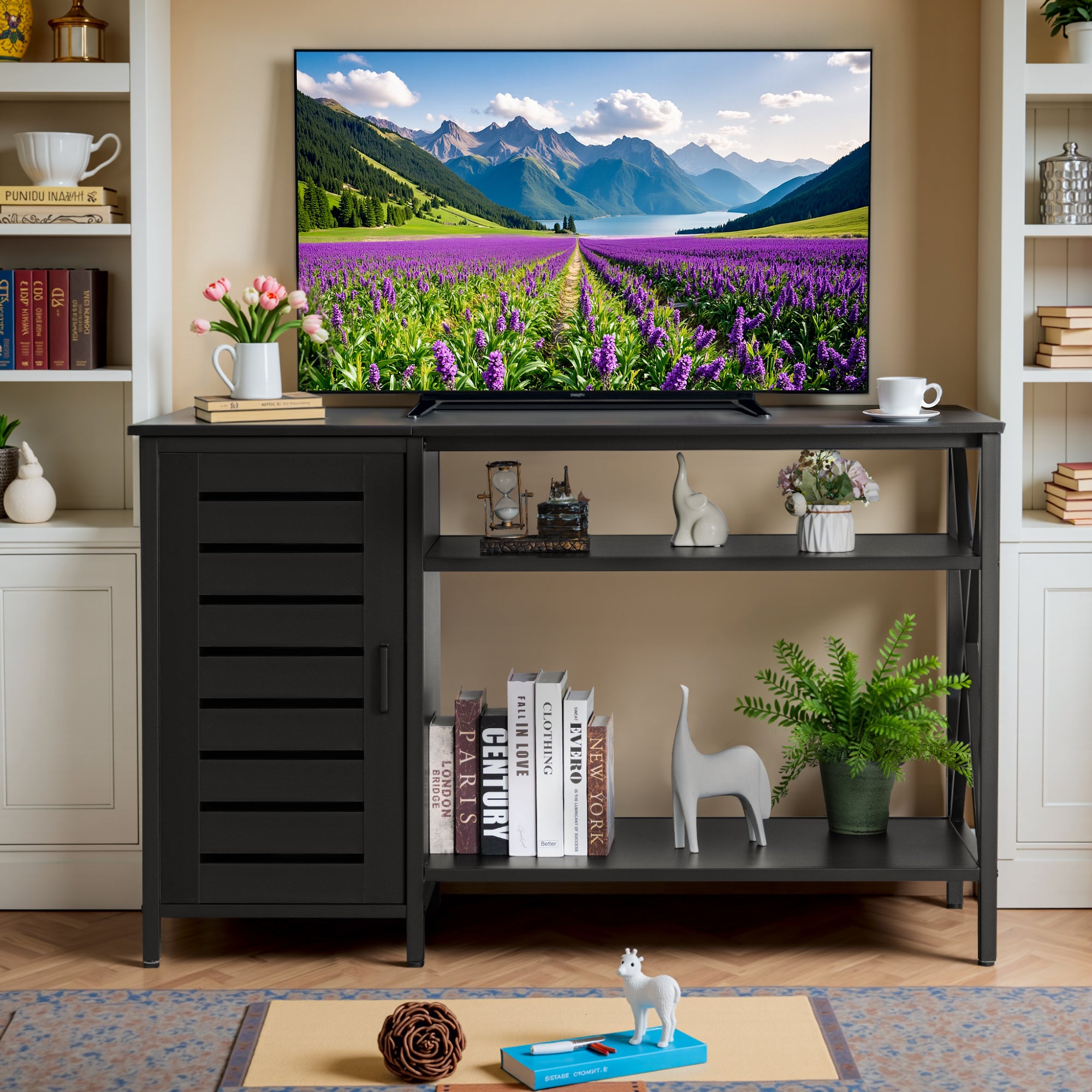 homall-shelf-aquarium-unterschrank-schwarz-55-75-gallonen image 7