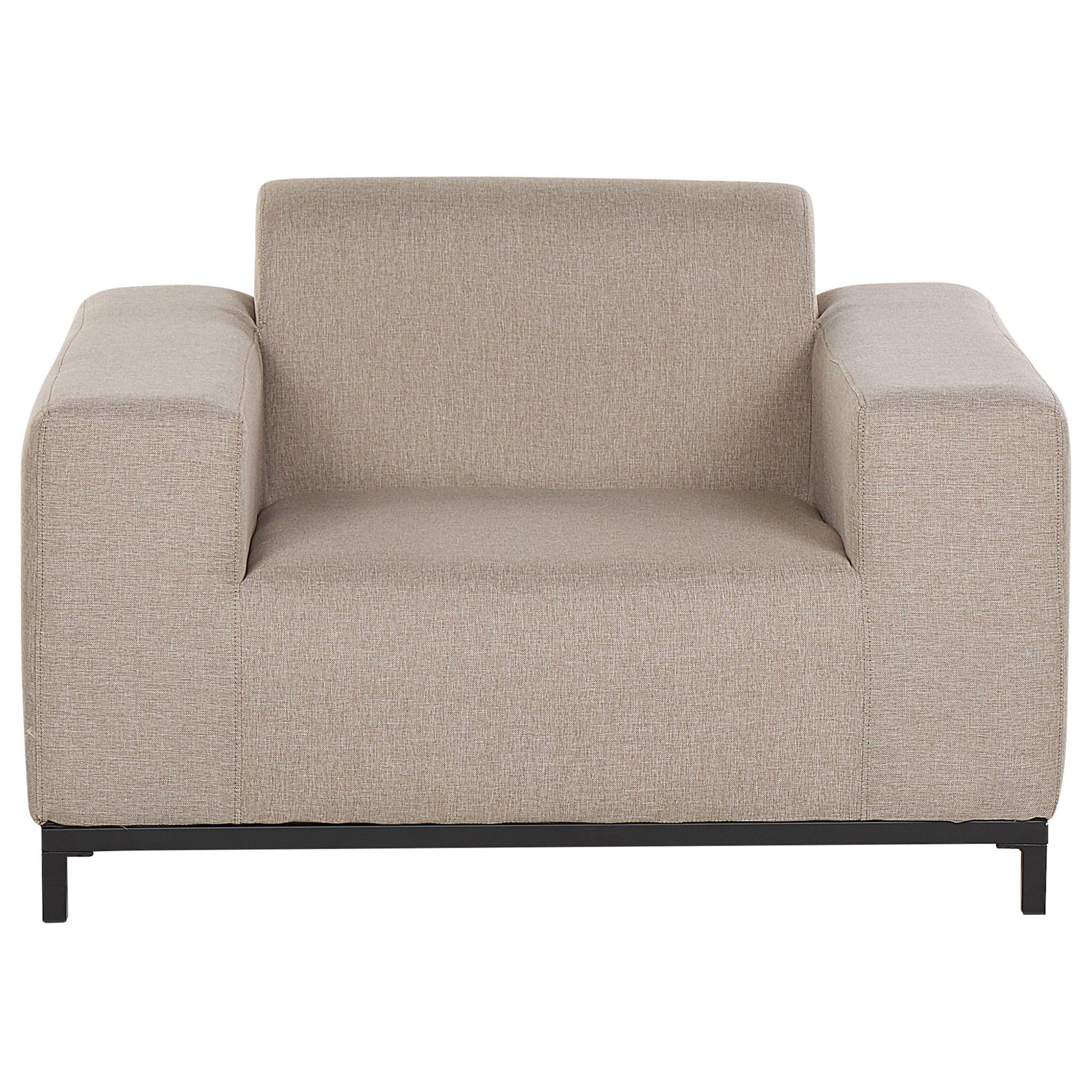 beliani-rovigo-loungeset-4-teilig-beige-alu-schwarz-5-personen image 8