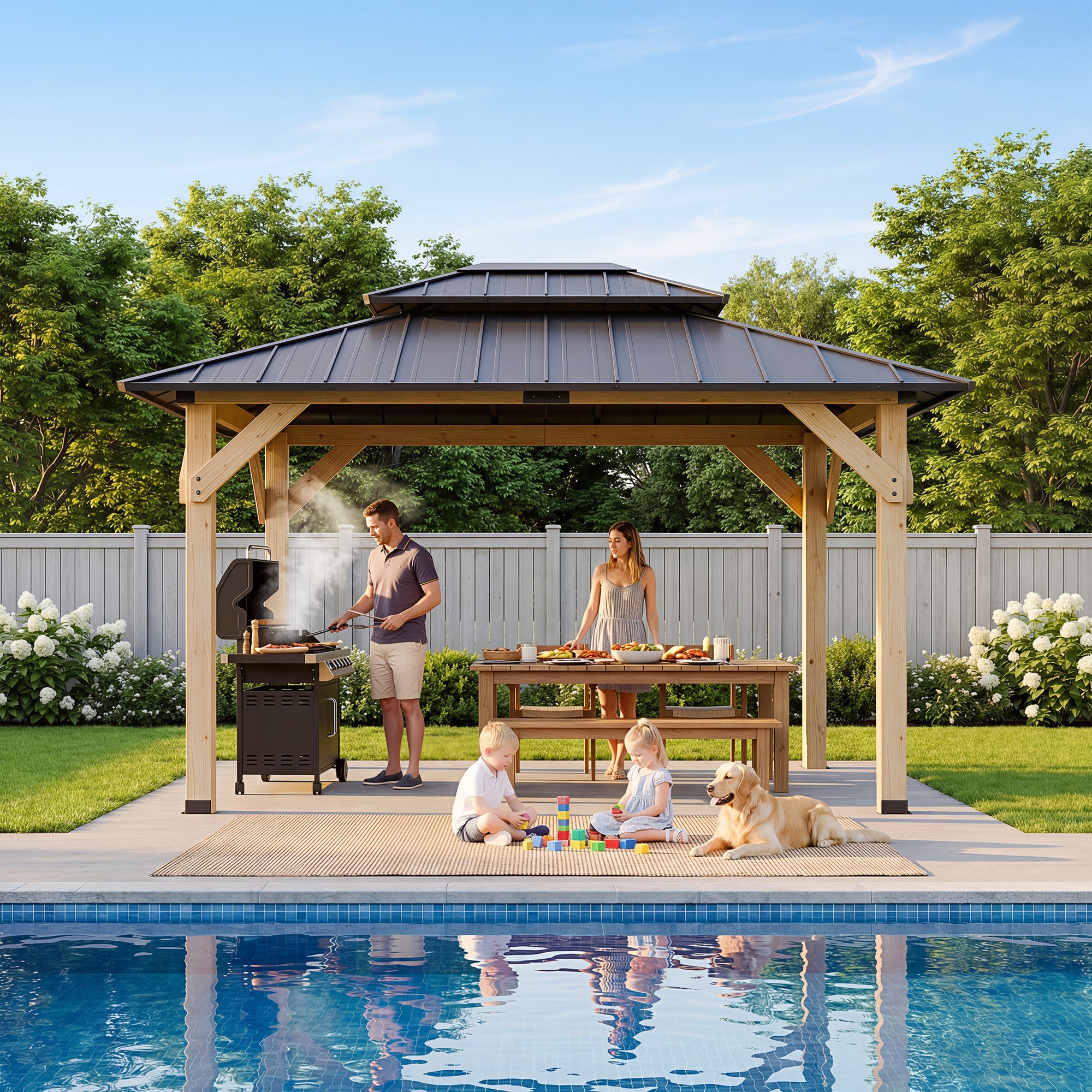 homall-patio-furniture-pavillon-holz-3x3-6m-stahldach image 7