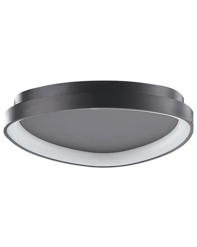 beliani-nanding-led-deckenleuchte-schwarz-dreieckig-warmwei image 1
