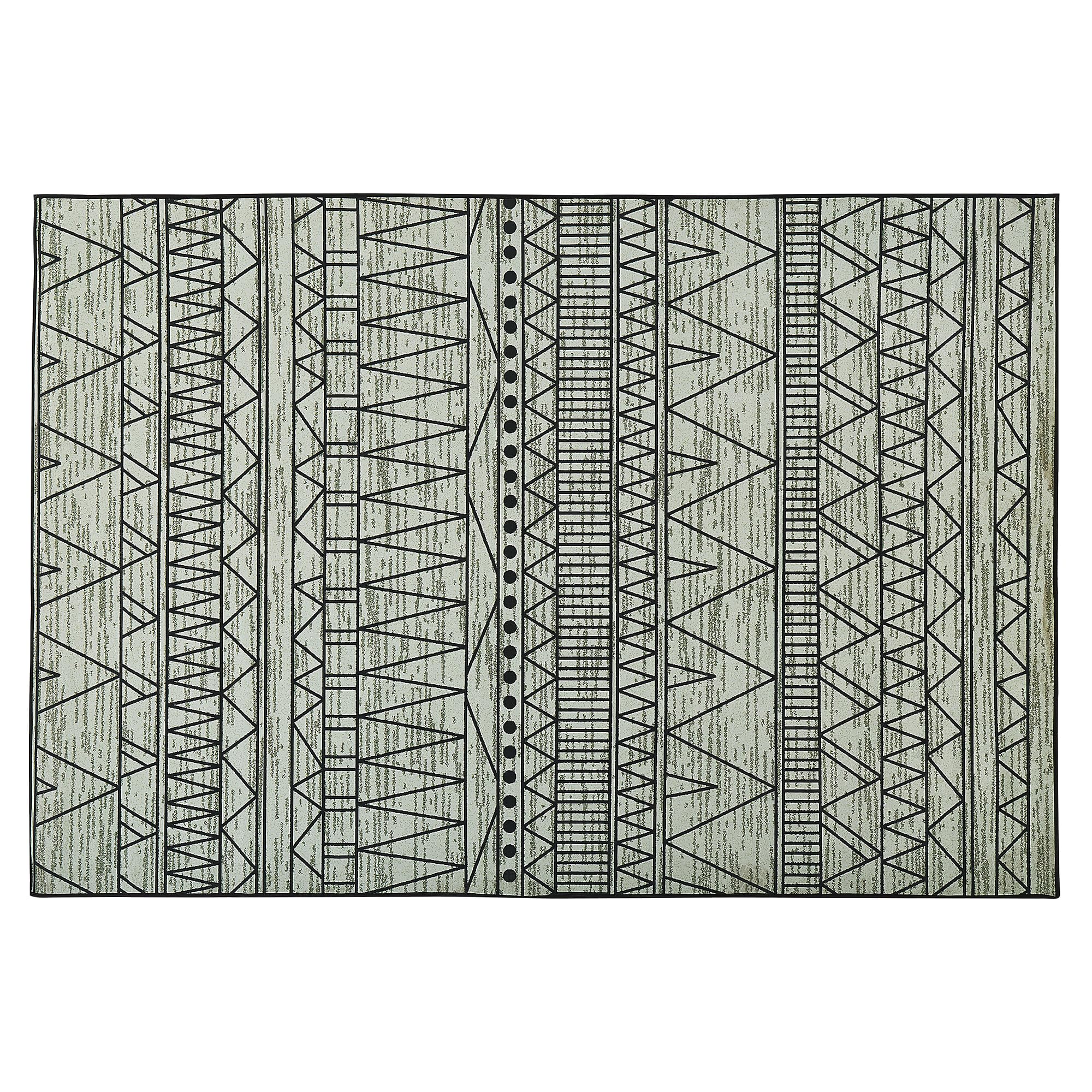 beliani-keban-teppich-160x230-cm-schwarz-grau-zickzack image 6