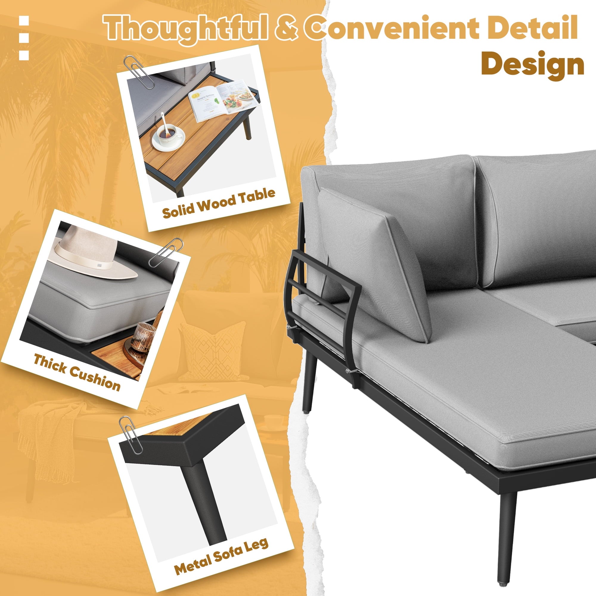 homall-patio-furniture-garten-ecksofa-l-form-metall image 3
