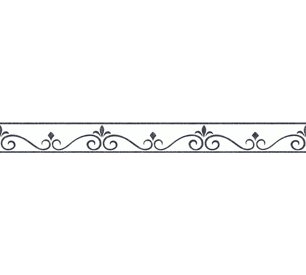 a-s-cr-ation-only-borders-bord-re-36999-1-floral-schwarz-wei image 2