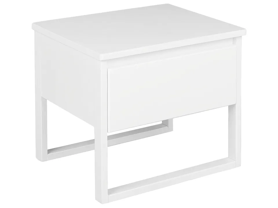 beliani-giulia-nachttisch-wei-kiefernholz-mit-schublade image 1