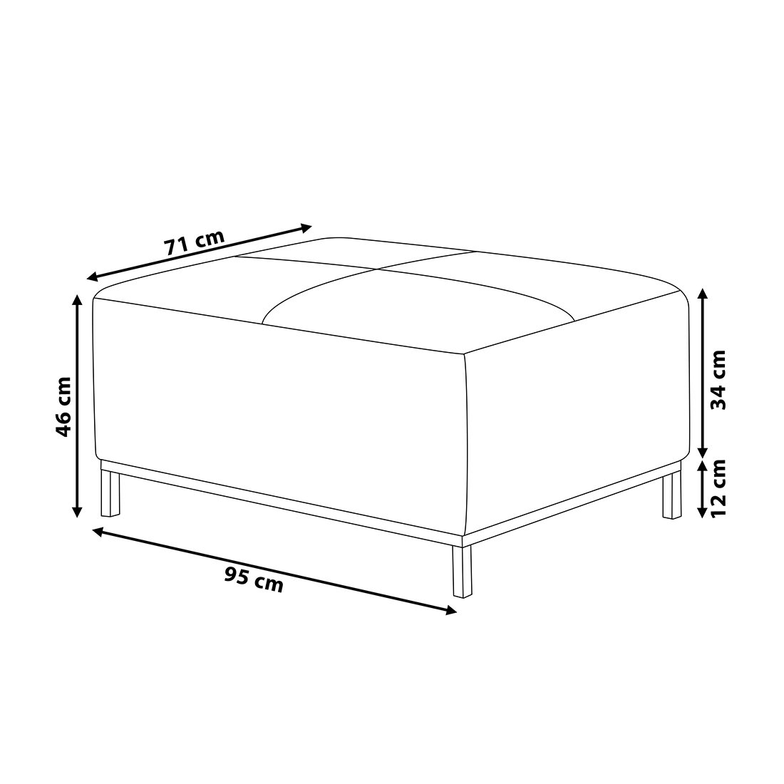 beliani-oslo-ottomane-hellbeige-echtleder-71x95cm-gesteppt image 8