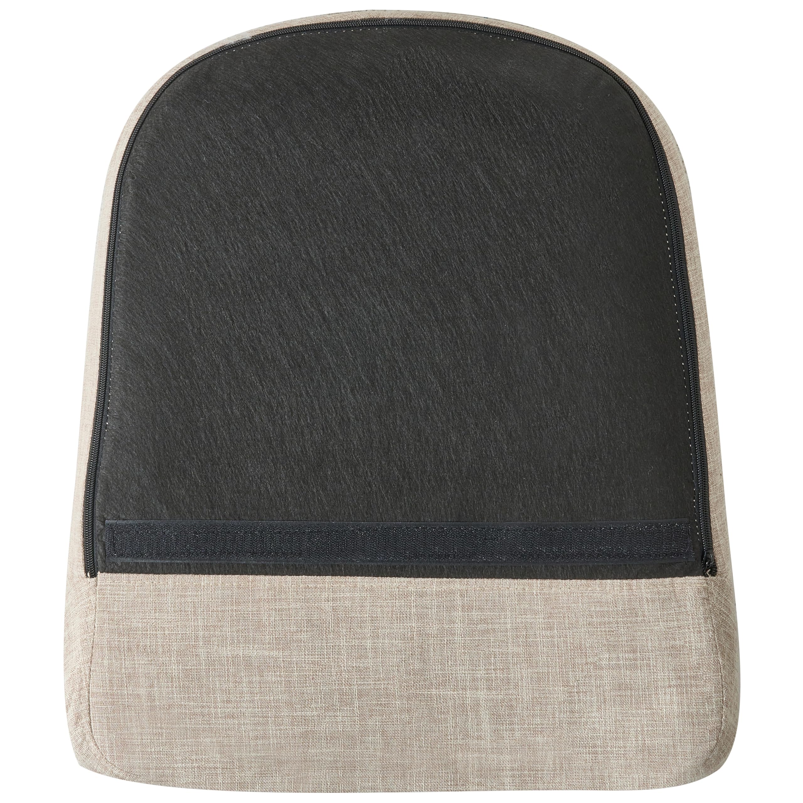 beliani-arrie-schaukelsessel-stoff-hellbeige-mit-kopfst-tze image 8