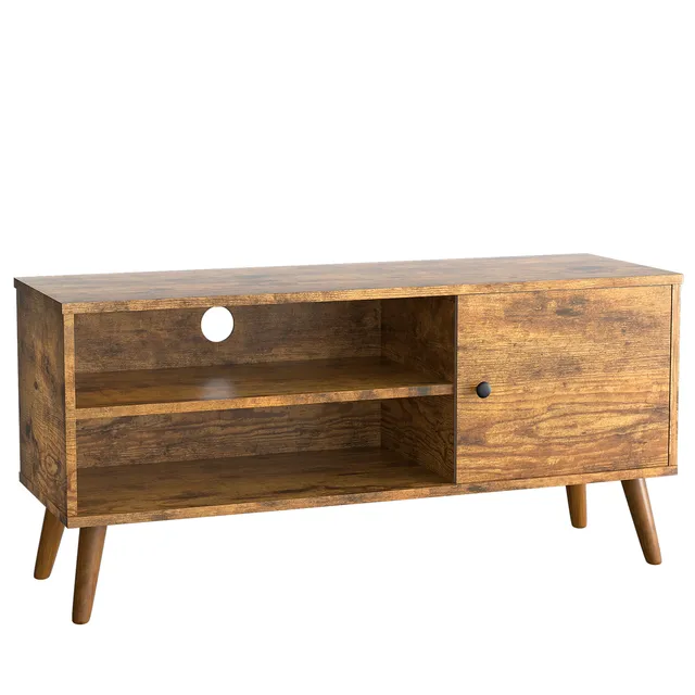 homall-tv-stand-lowboard-retro-holz-100-cm image 1