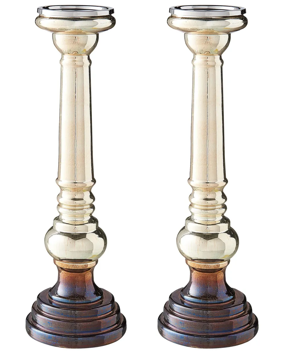 kerzenst-nder-glas-gold-2er-set-40-cm-metallic image 1