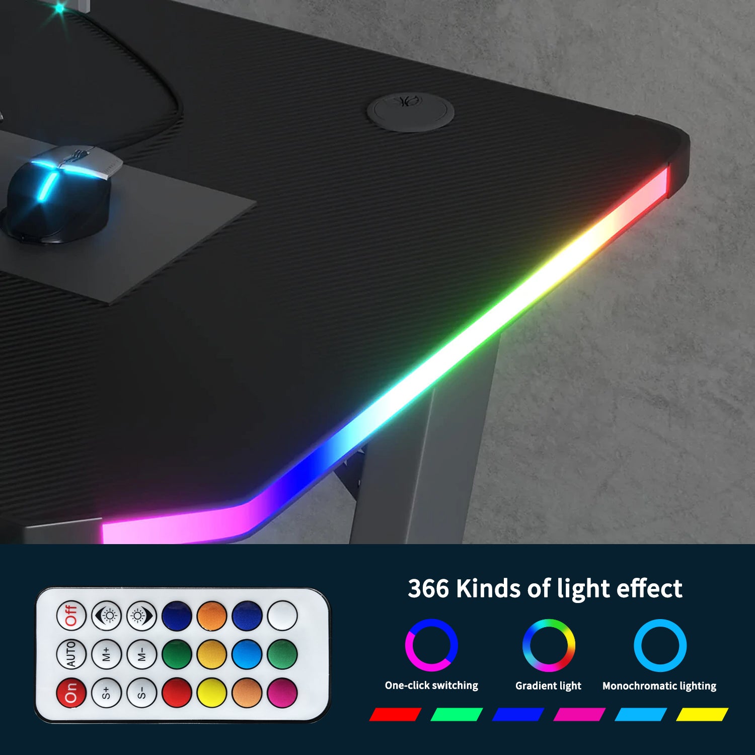 homall-gaming-desk-schreibtisch-47-zoll-rgb-carbon-schwarz image 6