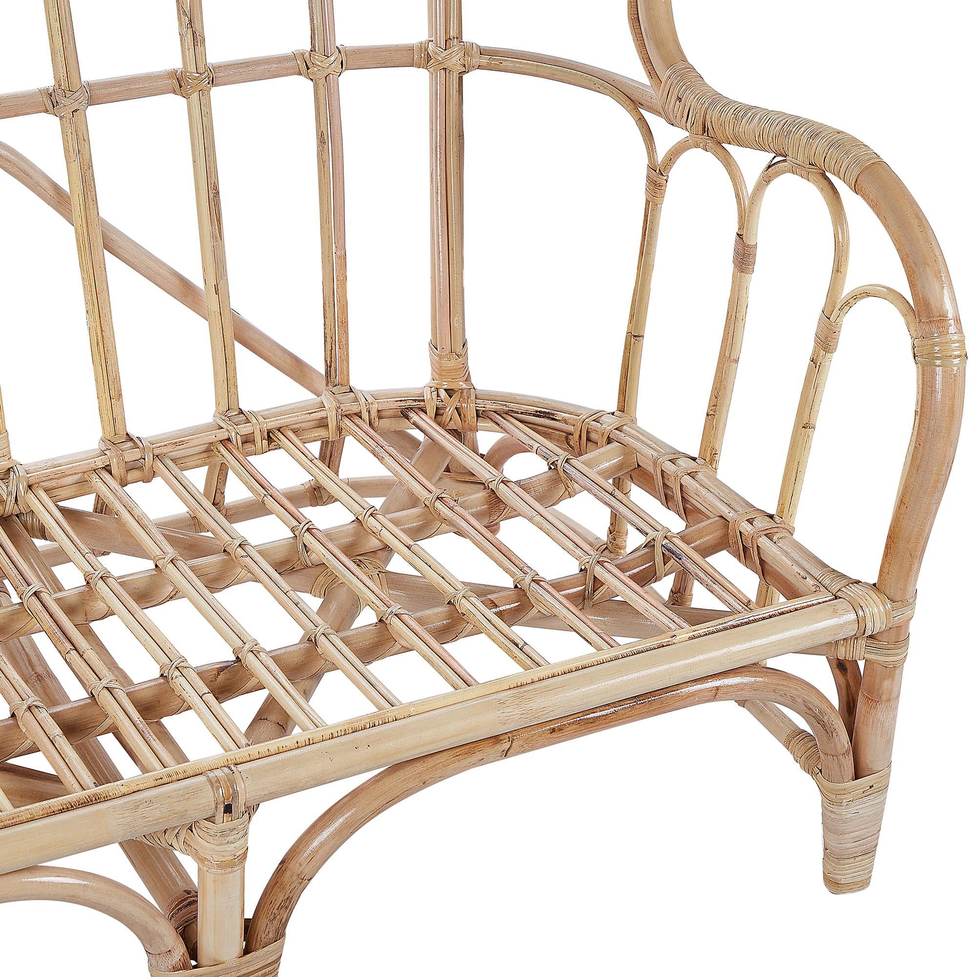 beliani-brindisi-lounge-set-rattan-beige-sofa-sessel-tisch-4-sitzer image 7