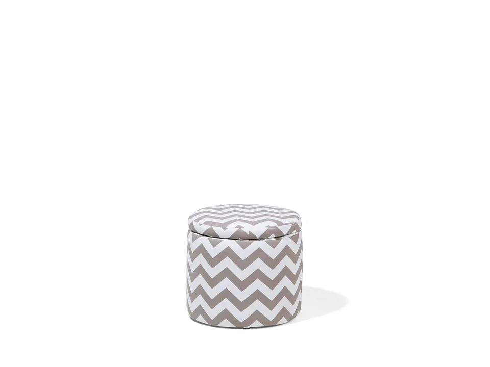 beliani-tunica-pouf-30x35-grau-sitzhocker-baumwolle image 1