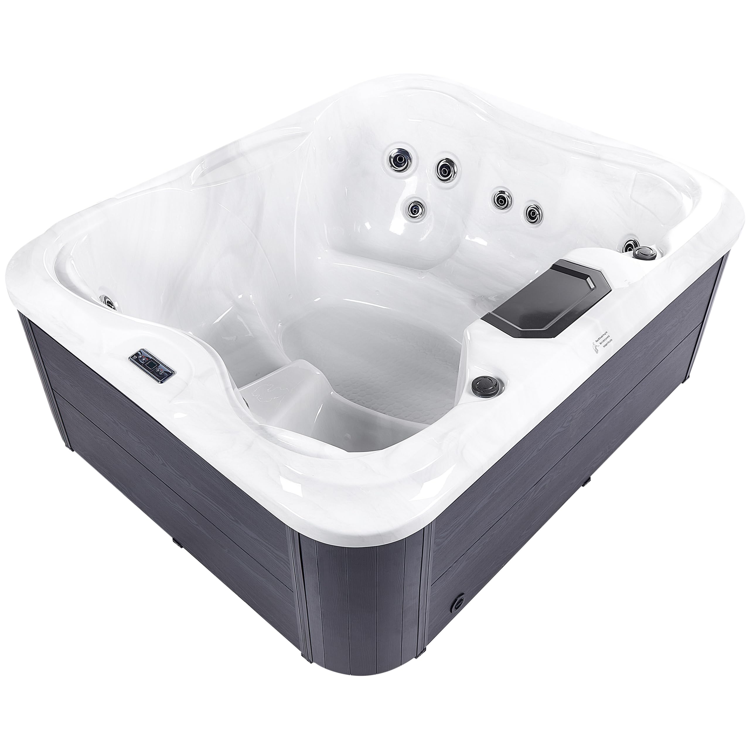 beliani-arcelia-whirlpool-outdoor-wei-4-personen-mit-led image 7