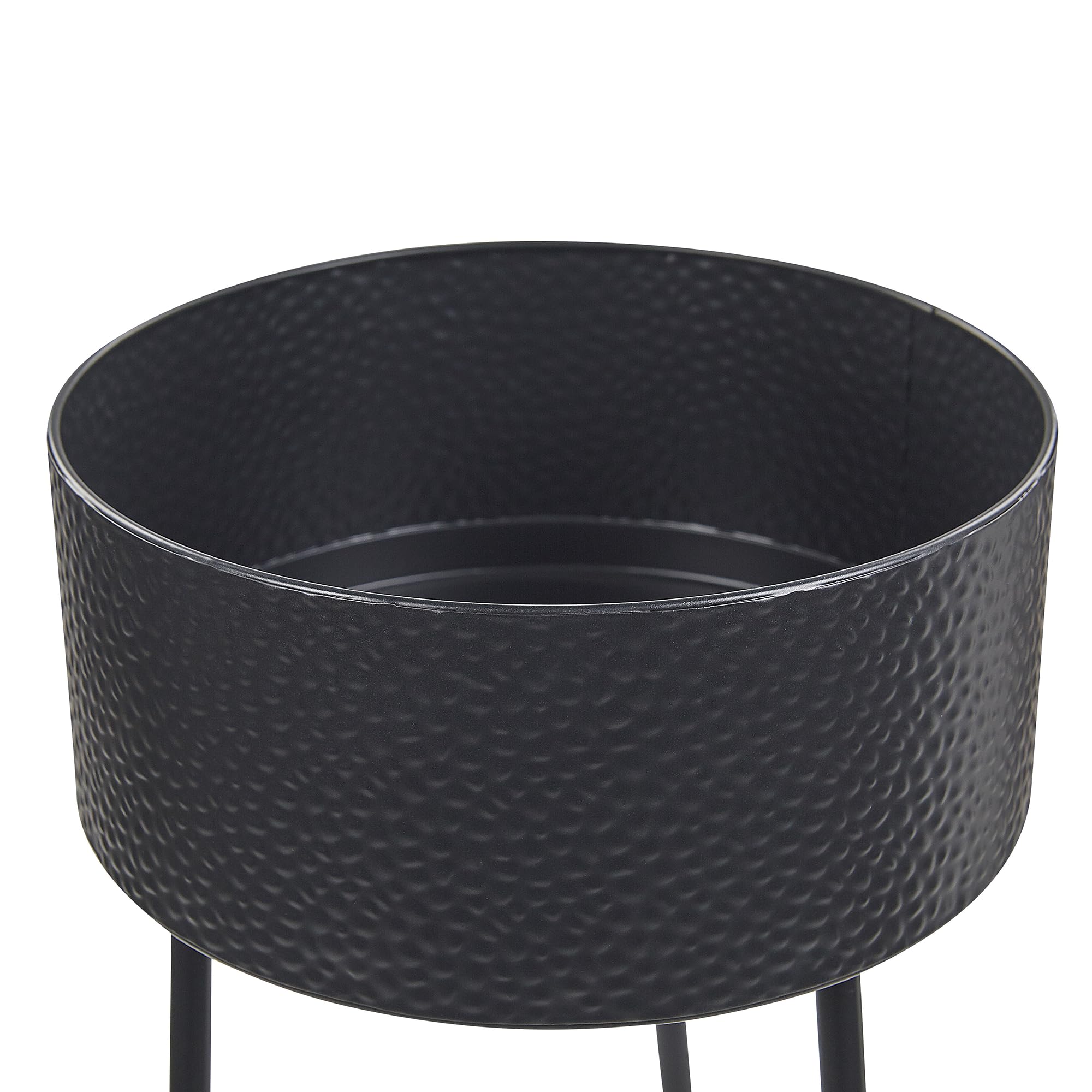 beliani-leika-pflanzenst-nder-schwarz-metall-29x26x50-cm image 4
