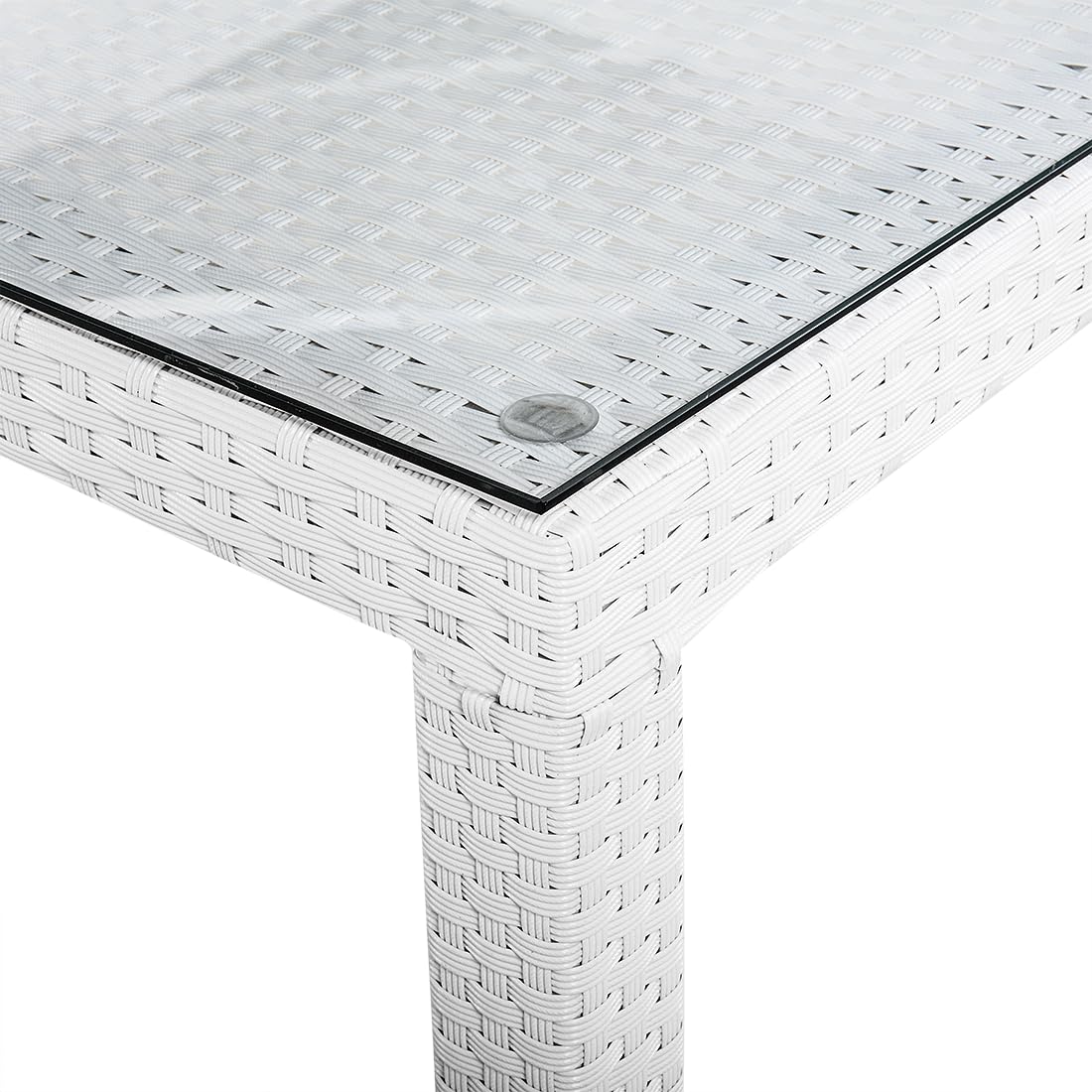 beliani-italy-gartentisch-wei-rattan-glas-gro image 6