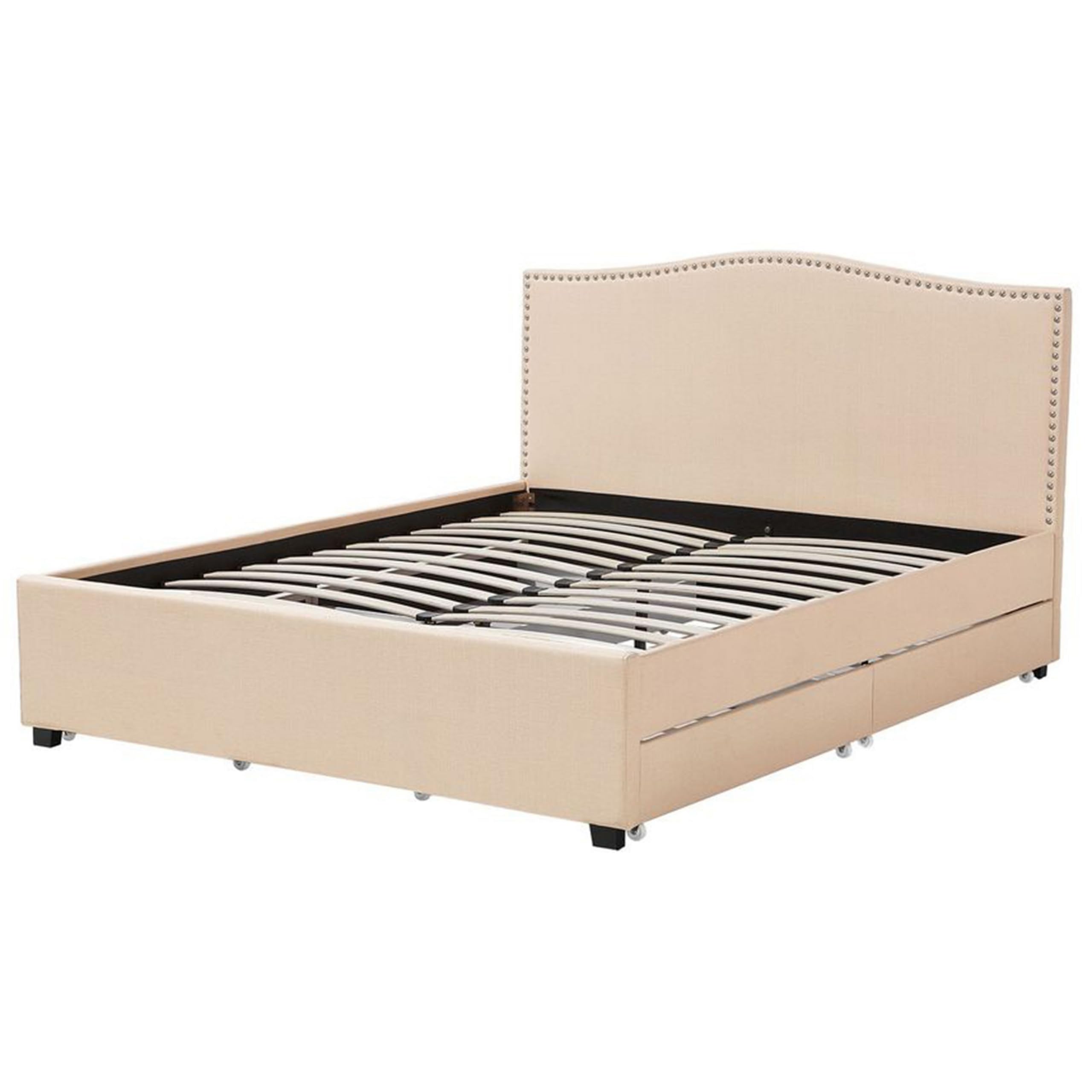 beliani-polsterbett-180x200-beige-mit-bettkasten-lattenrost image 6