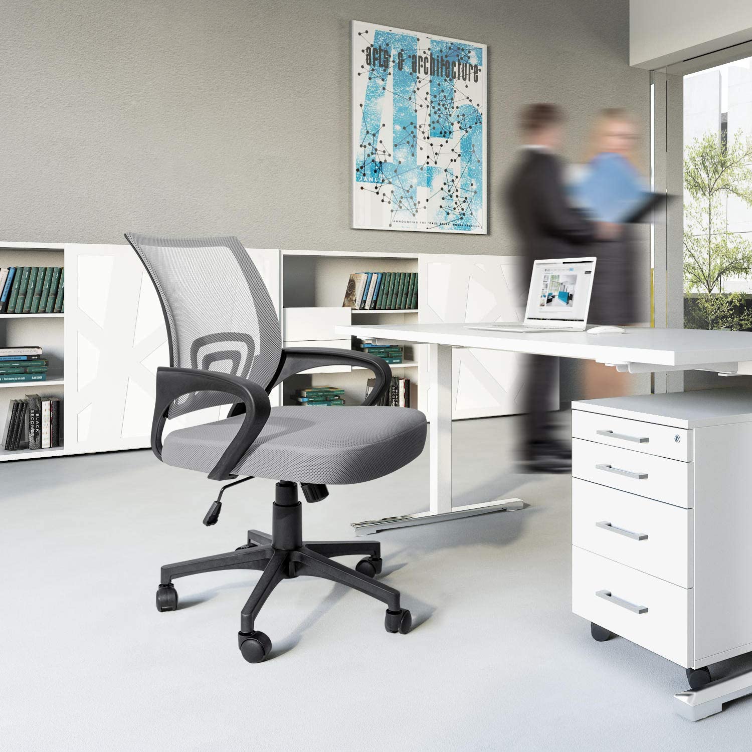 homall-office-mesh-chair-b-rostuhl-grau-h-henverstellbar-mesh image 2