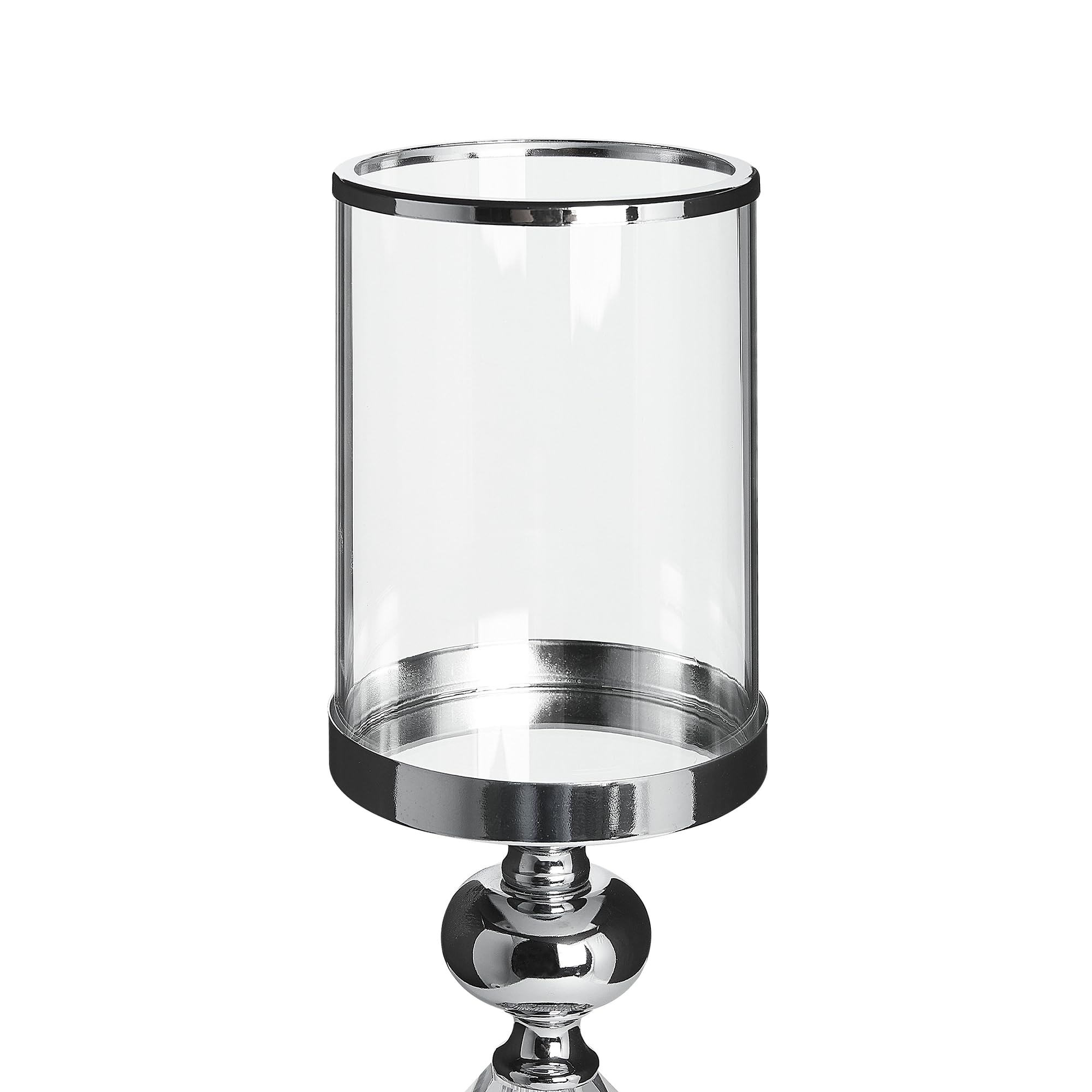 beliani-kerzenst-nder-bonao-kerzenhalter-silber-metall-klassisch image 4