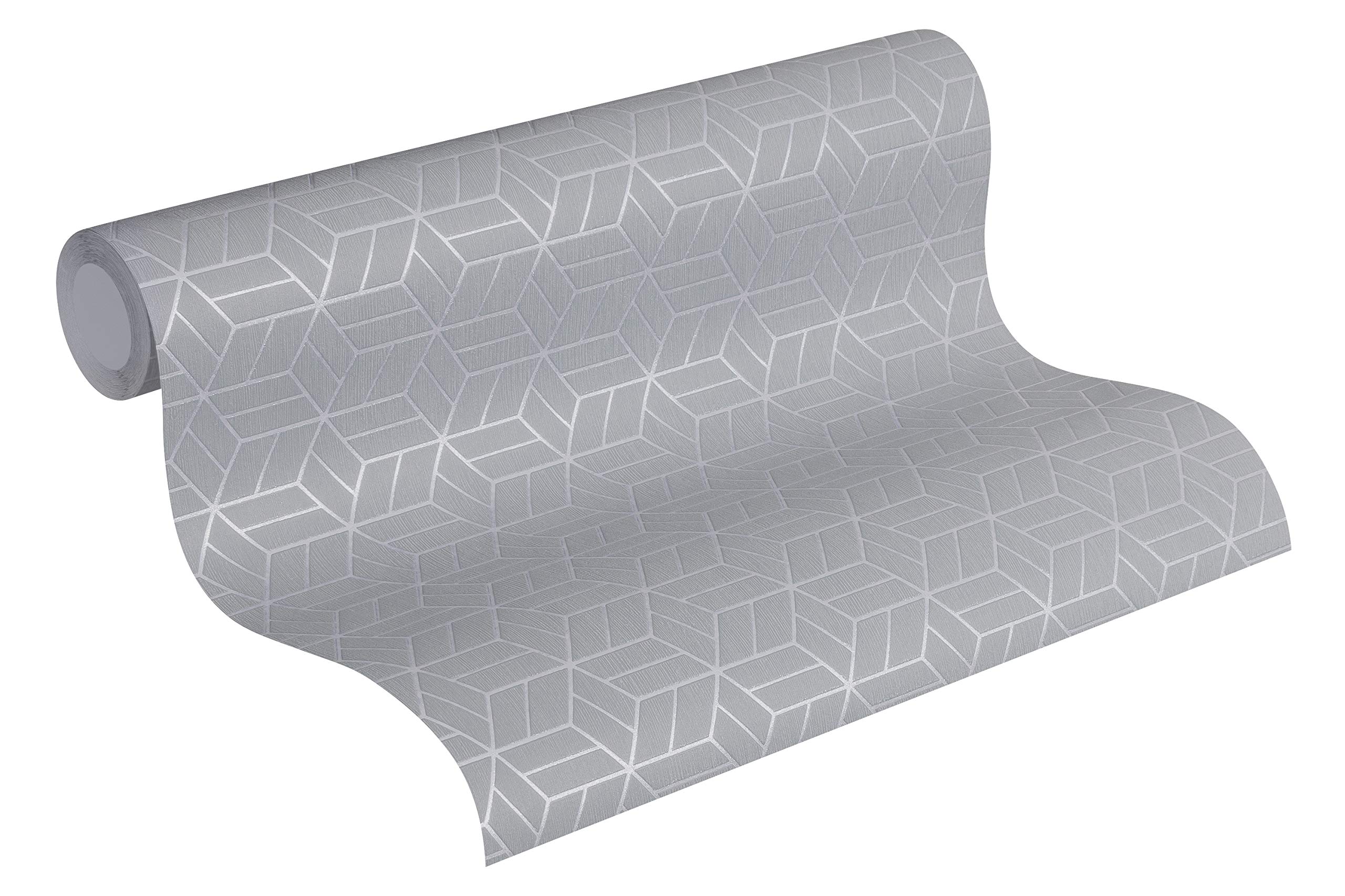 a-s-cr-ation-metropolitan-stories-vliestapete-grau-metallic image 1
