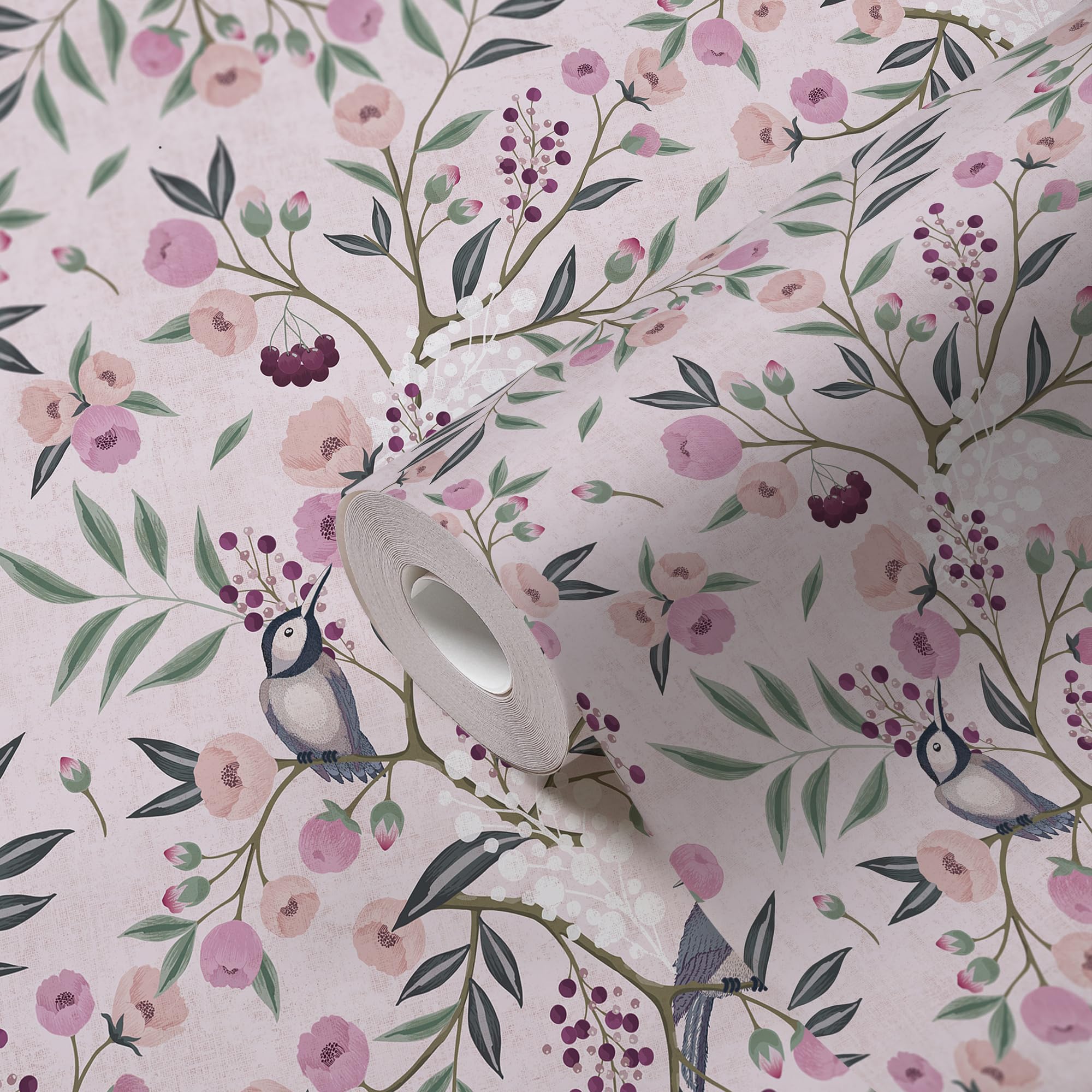 a-s-cr-ation-lilly-luis-vliestapete-bl-mchen-bunt-rosa-lila image 4