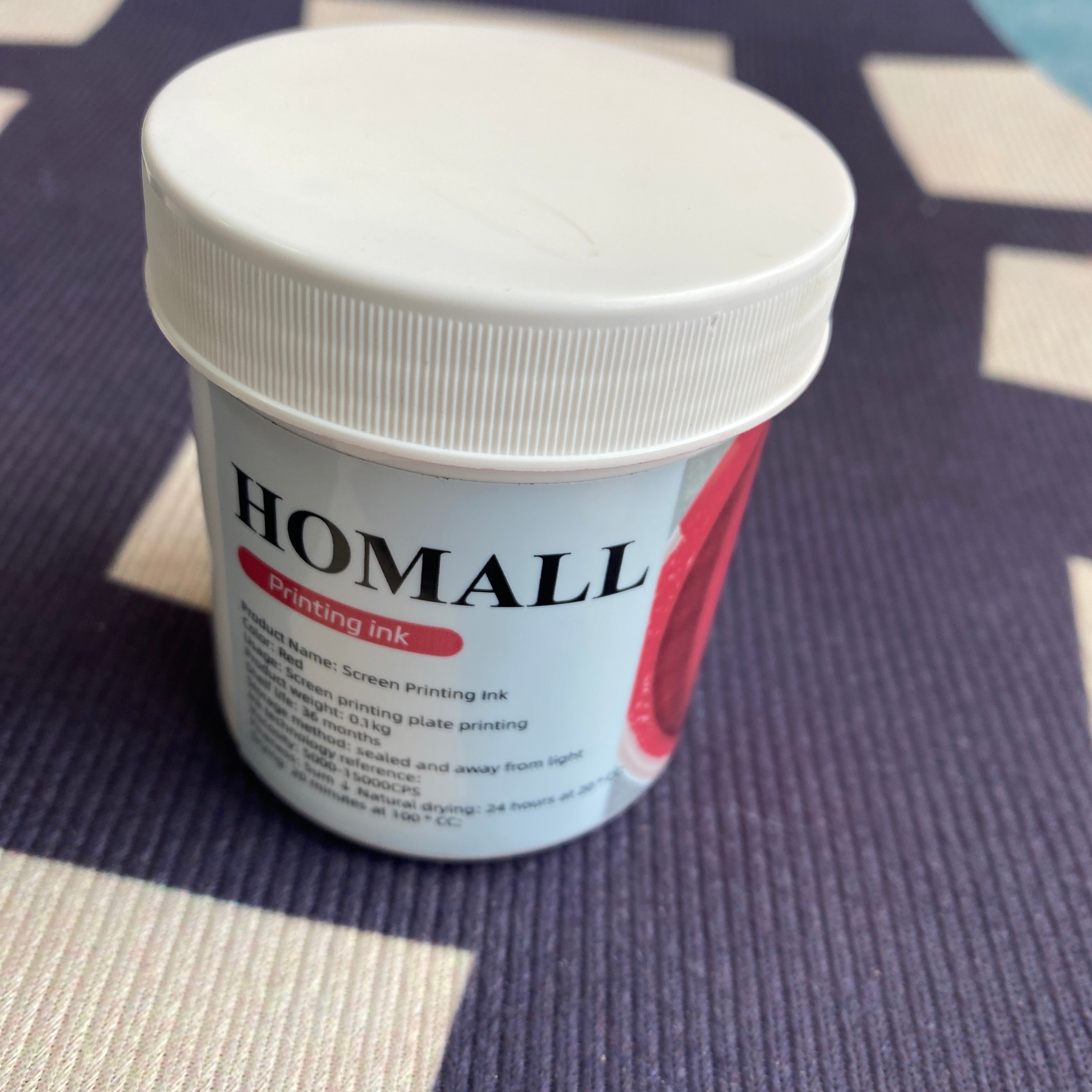 homall-shelf-siebdruckfarbe-rot-textilfarbe-t-shirt image 2