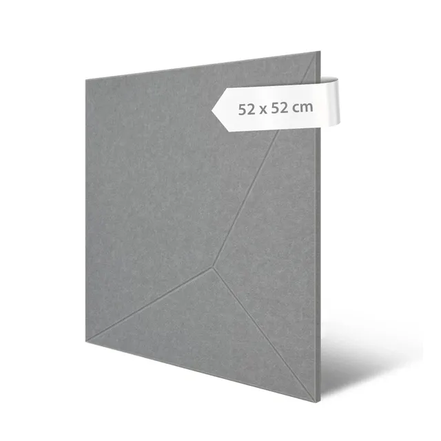 a-s-cr-ation-modular-wall-akustikpaneel-filz-52x52-platinum-grey image 1