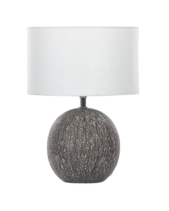 beliani-fonissa-tischlampe-schwarz-39-cm-keramikfu-e27 image 1