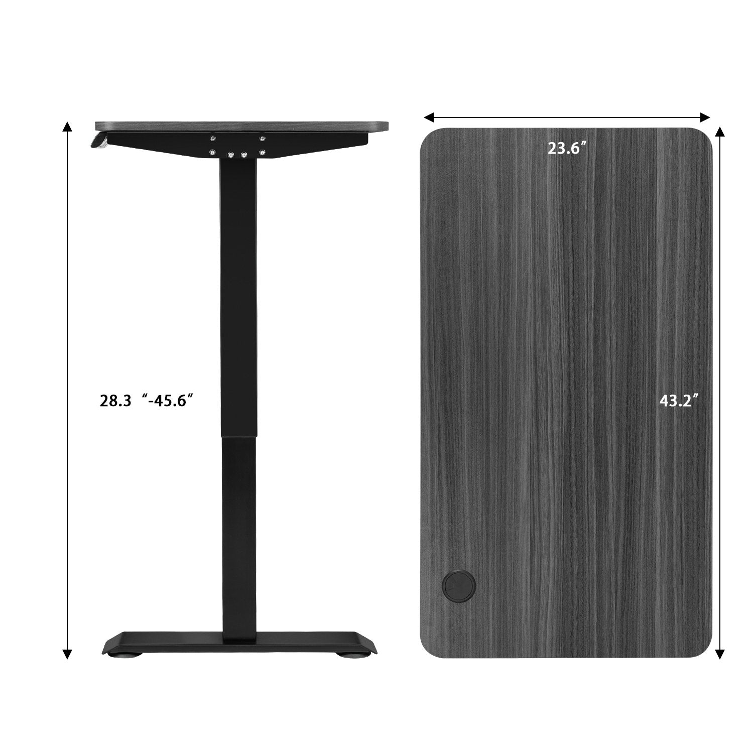 homall-standing-desk-schreibtisch-h-henverstellbar-schwarz-43-zoll image 7