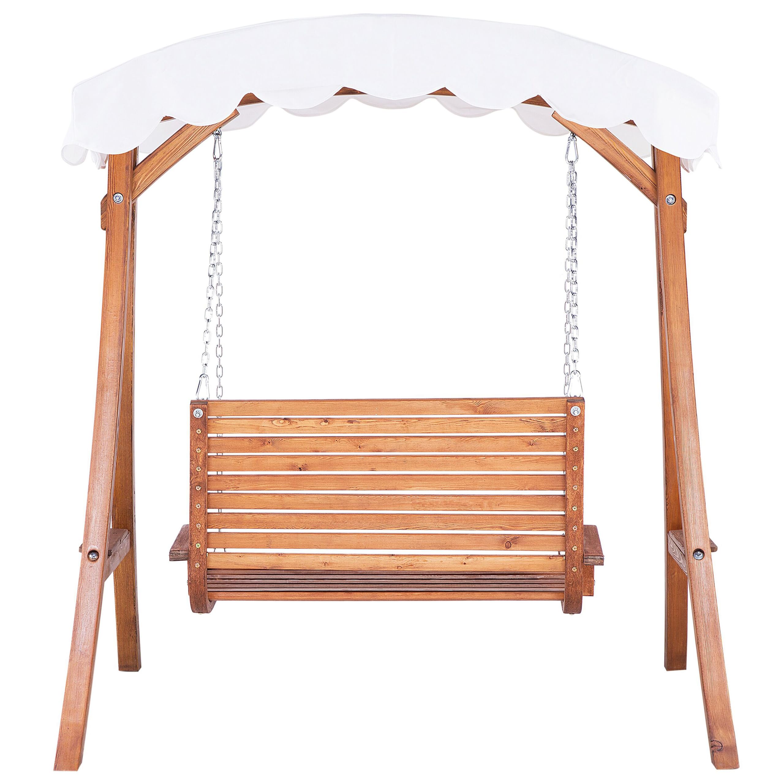 beliani-andria-gartenschaukel-holz-2-personen-beige-dach image 5