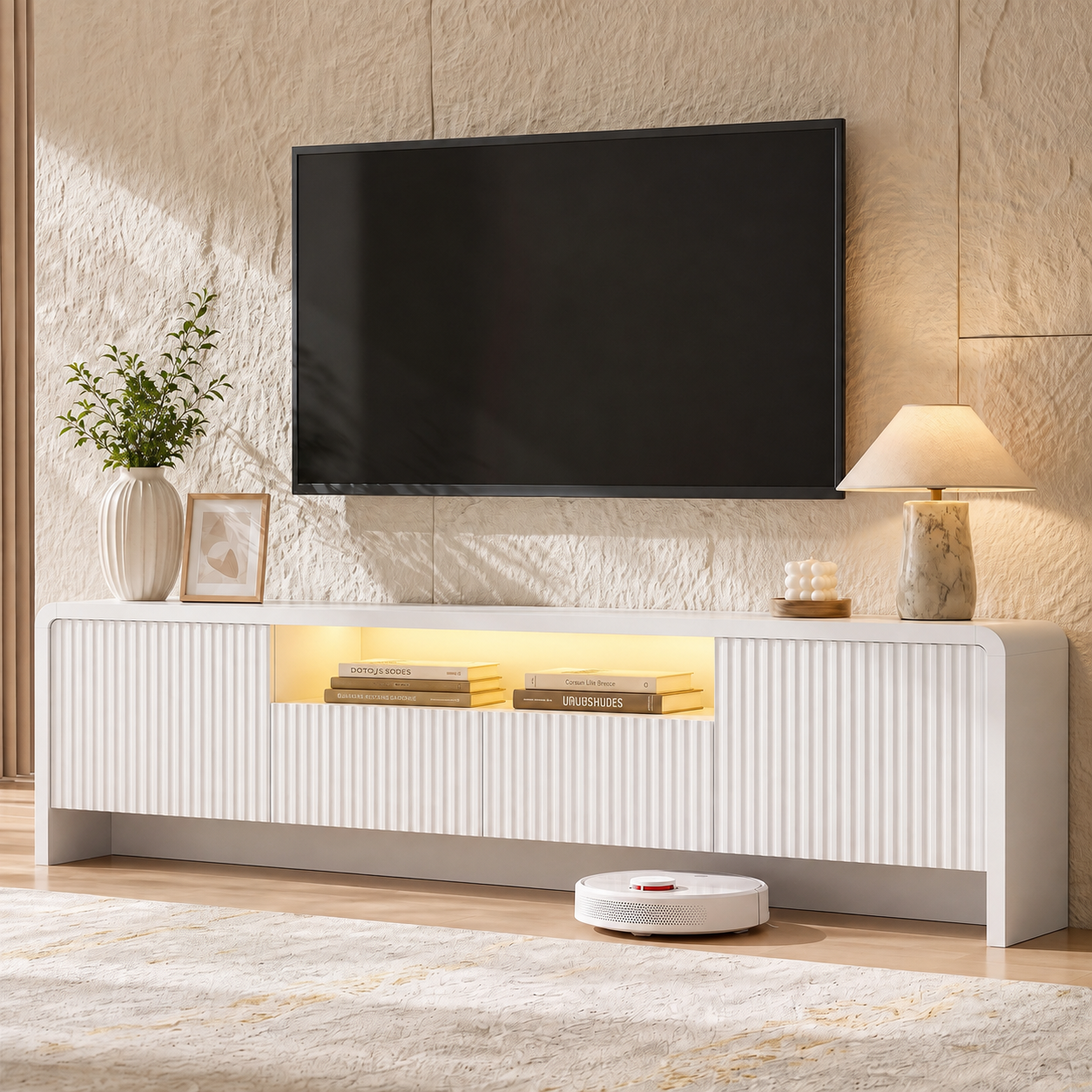 homall-tv-stand-lowboard-eiche-70-zoll-schubladen-schrank image 6