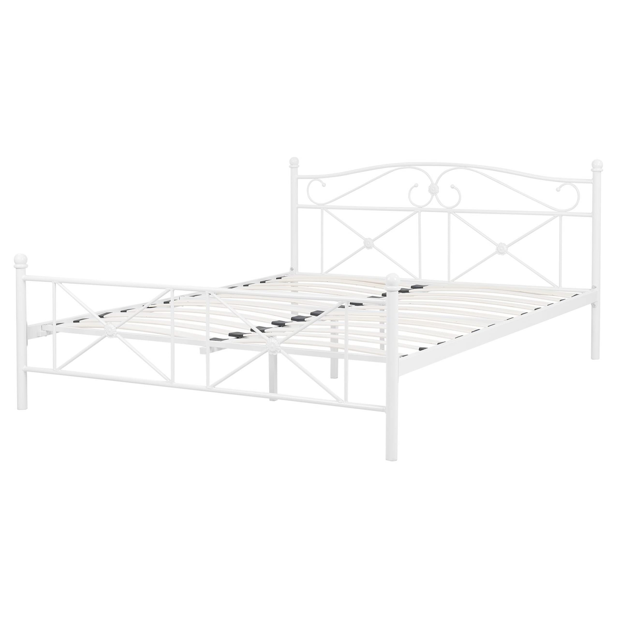 beliani-rodez-metallbett-160x200-wei-doppelbett-stahl image 6