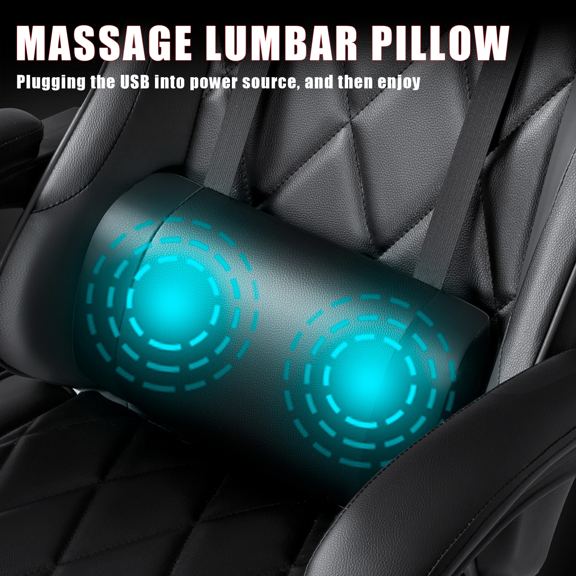 homall-gaming-chair-racing-stuhl-schwarz-massage-pu-leder image 7