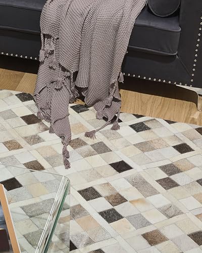 beliani-hirka-kurzflorteppich-leder-140x200-cm-mehrfarbig image 8