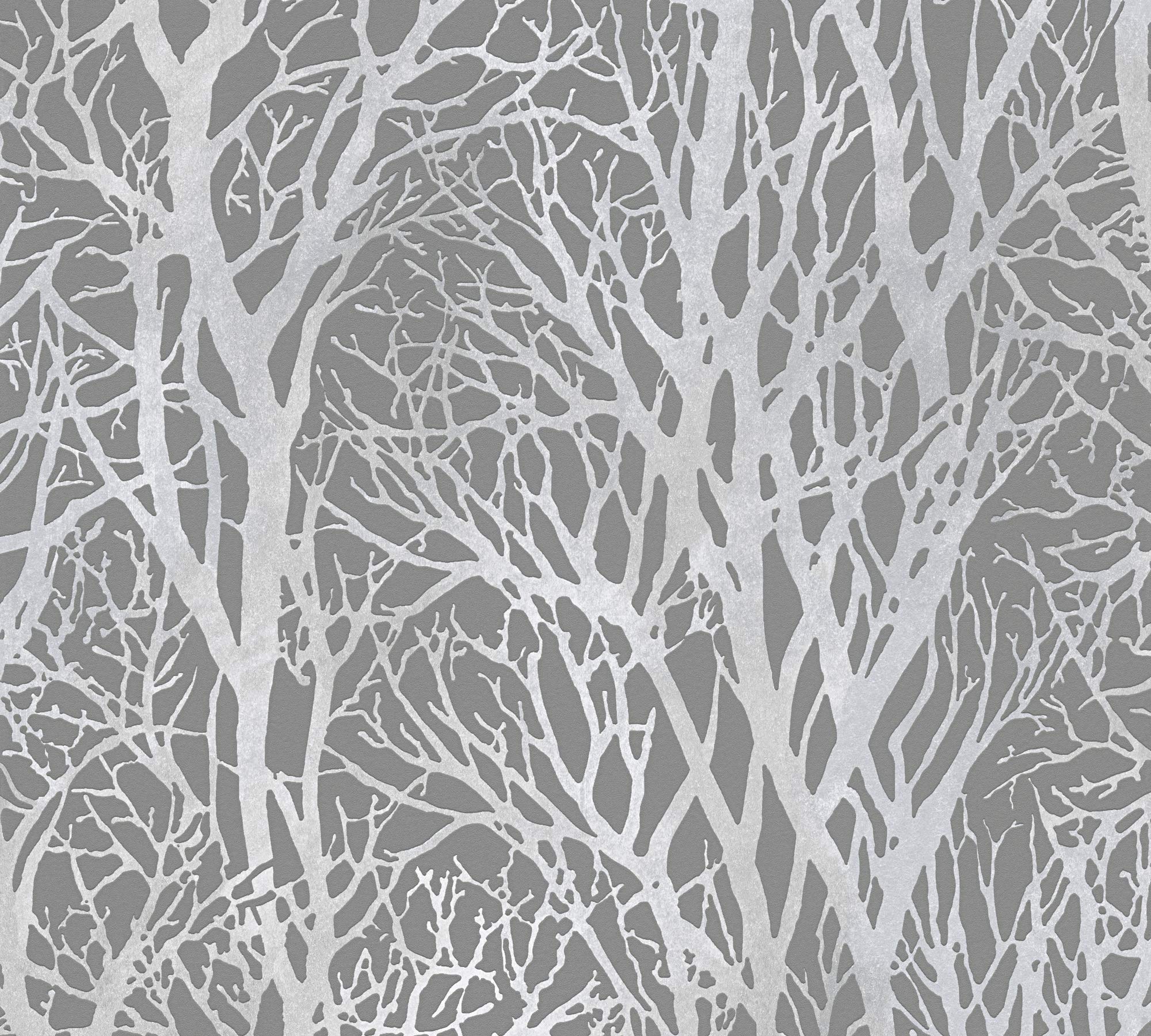 a-s-cr-ation-vliestapete-wald-300943-silber-grau-metallic image 2