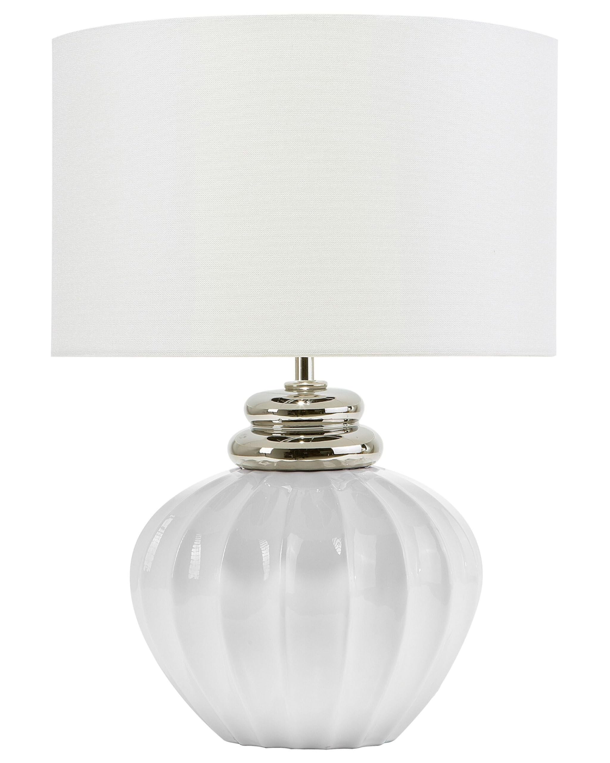 beliani-neris-tischlampe-cremewei-keramik-45-cm image 1