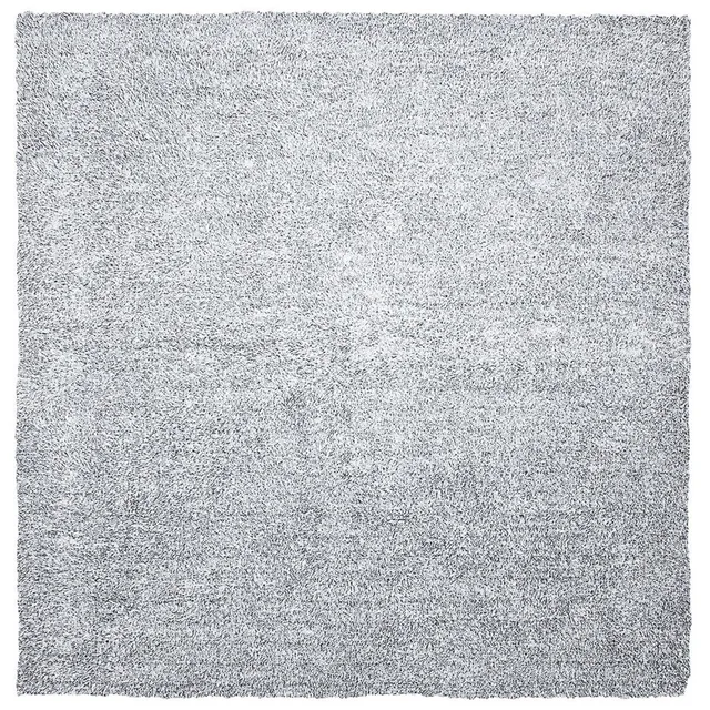 beliani-demre-teppich-200x200-cm-grau-hochflor-quadratisch image 1