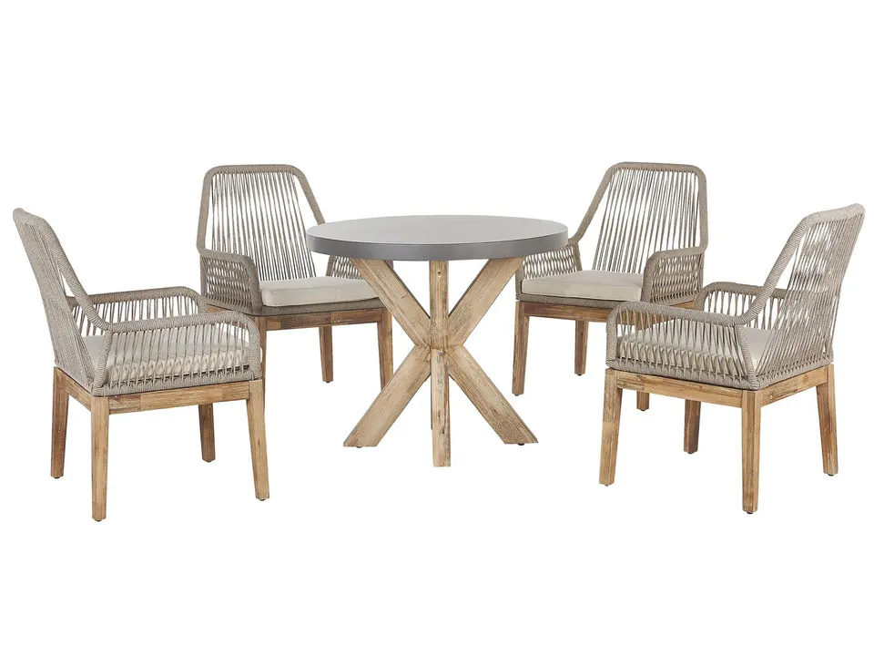 beliani-olbia-gartenset-rund-90-cm-4-st-hle-beige-faserzement image 1